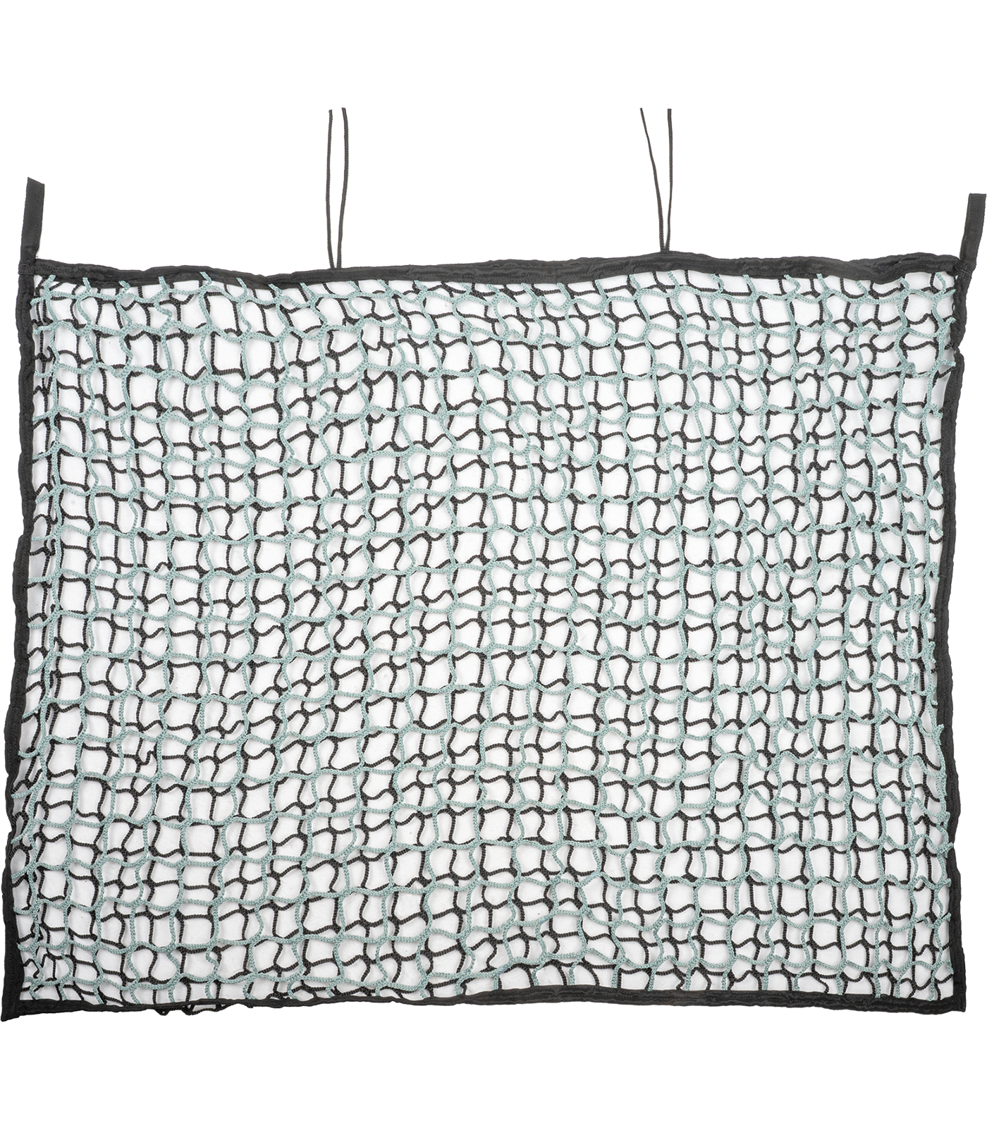 hooinet DUO Knotenloses rechteckig, engmaschig, zwart, 120 x 90 cm