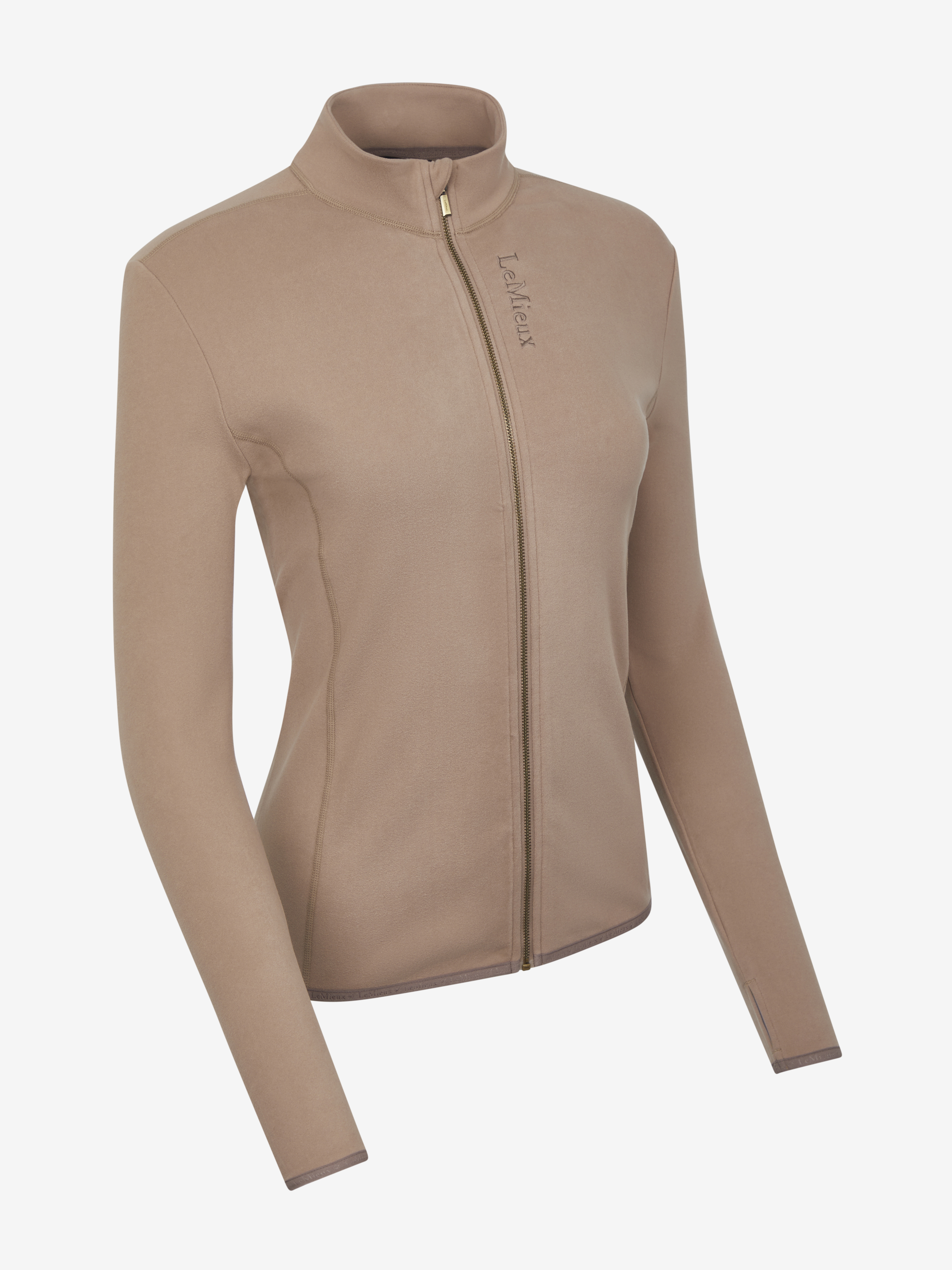Veste dame Faye Zip in mink