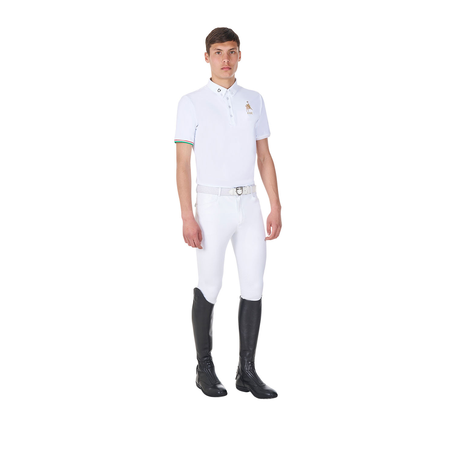 Herren-Turnierpolo X FISE