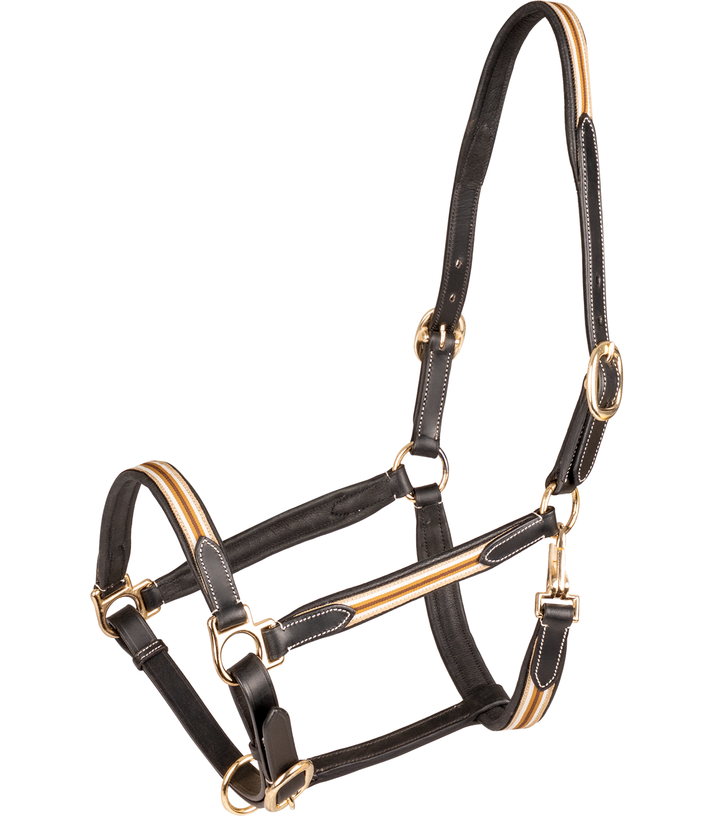 X-Line Lederhalfter Oxford in braun