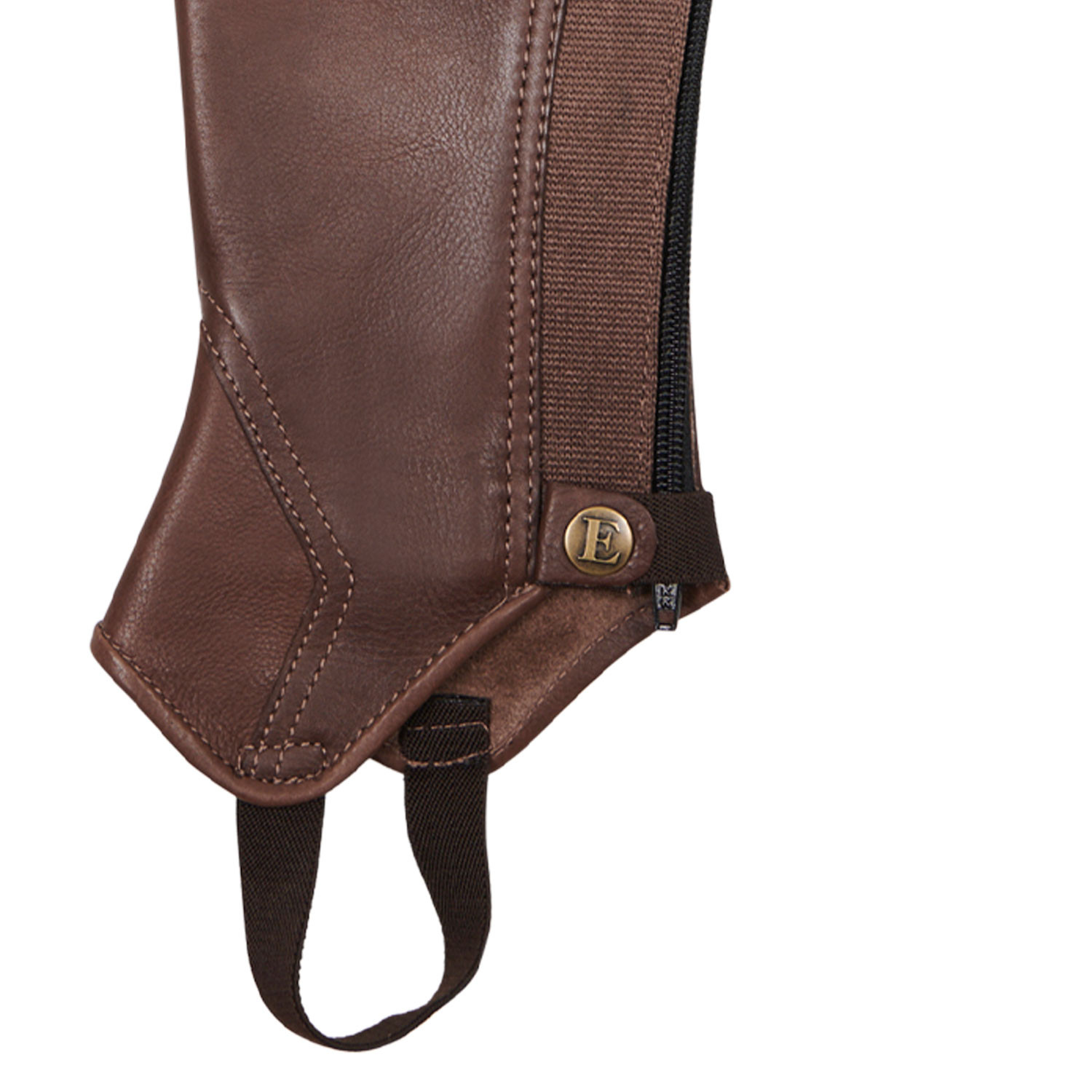 Unisex-Stiefeletten aus weichem Leder mit Reißverschluss hinten