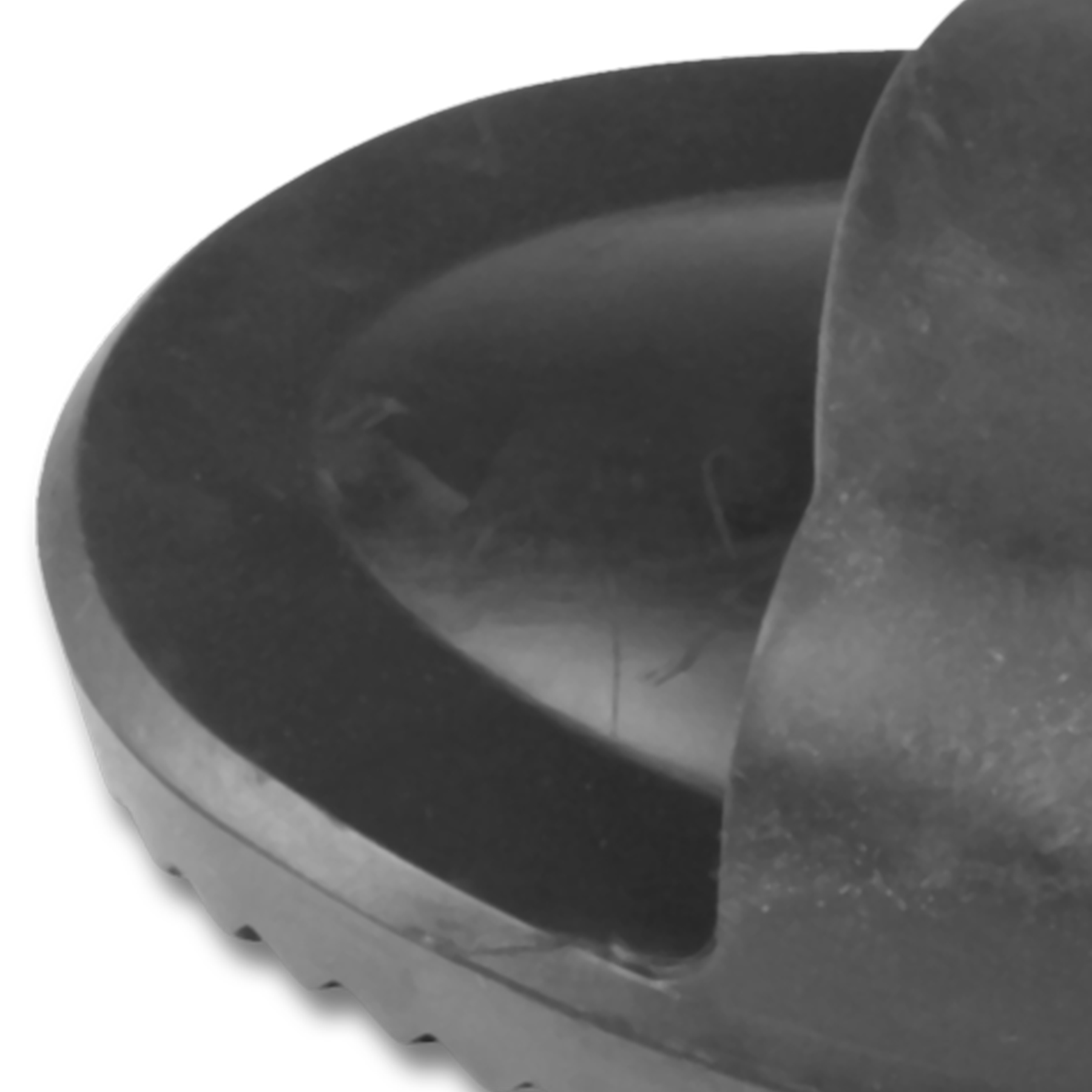 Gummistriegel klein, schwarz