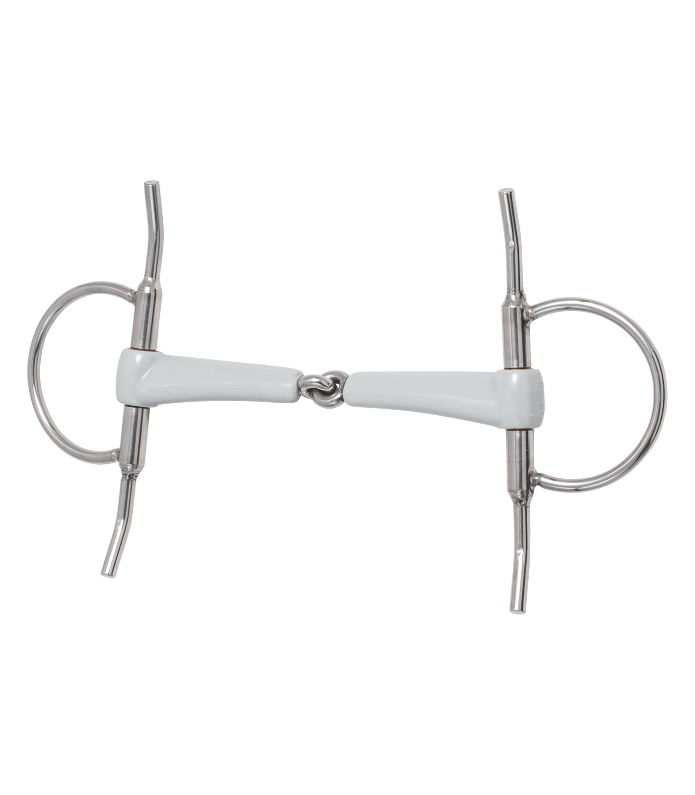 Shank snaffle, single broken