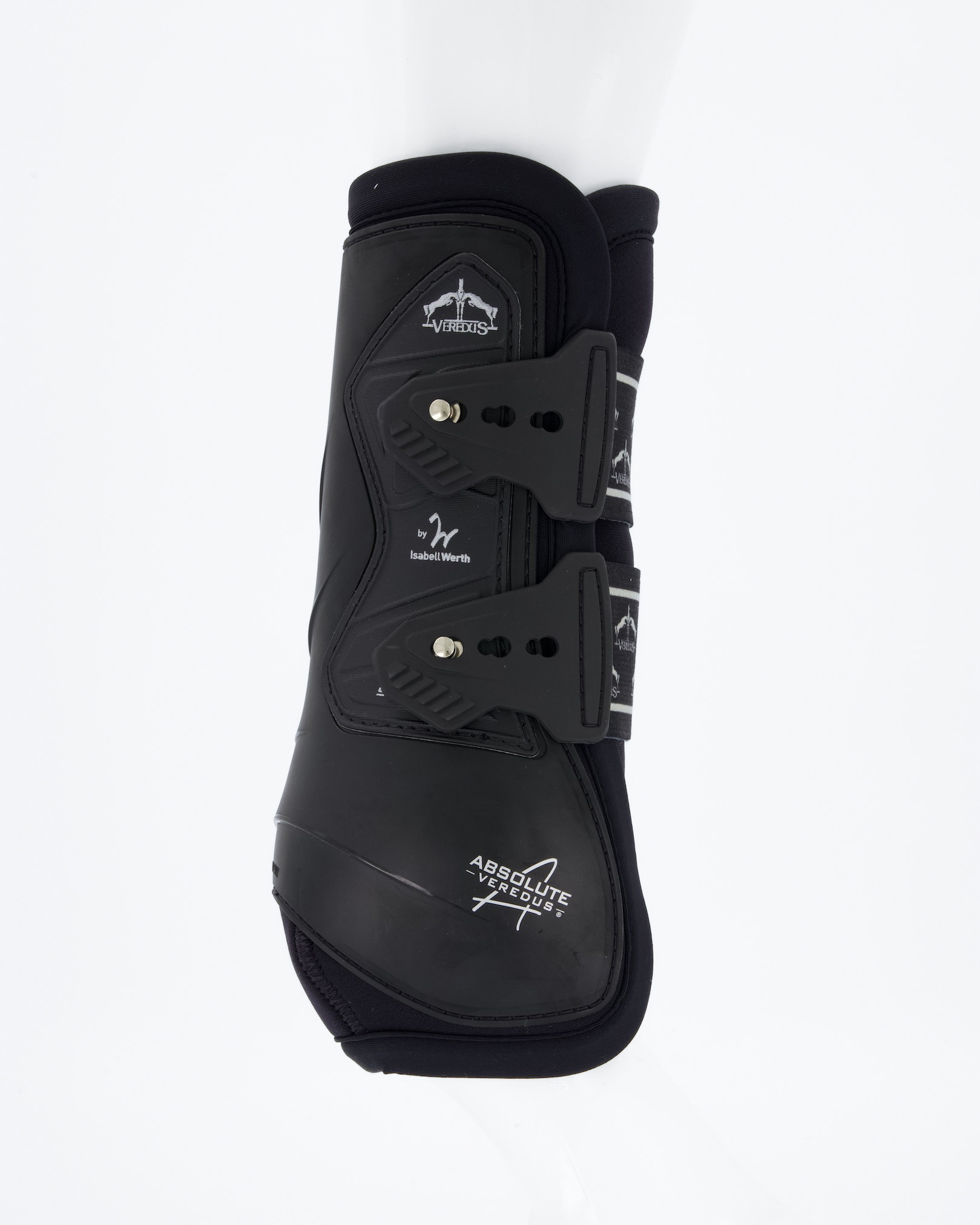 Dressurgamaschen Absolute Isabell Werth für Vorne Elastic in schwarz