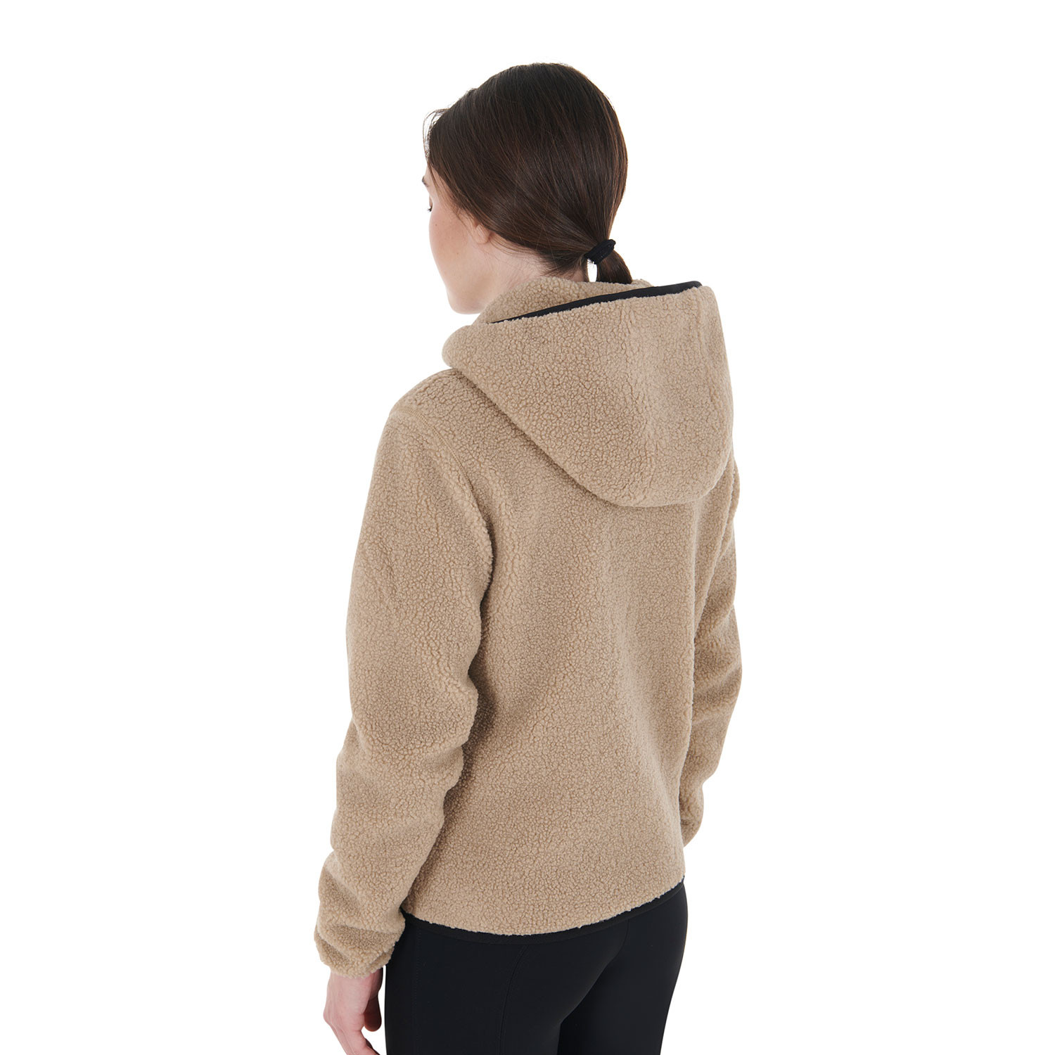 Damen-Fleece-Sweatshirt mit Fronttasche