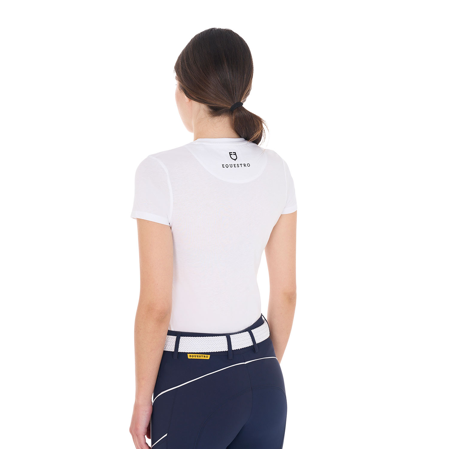 Baumwoll-T-Shirt Cannes für Damen mit Strasssteinen