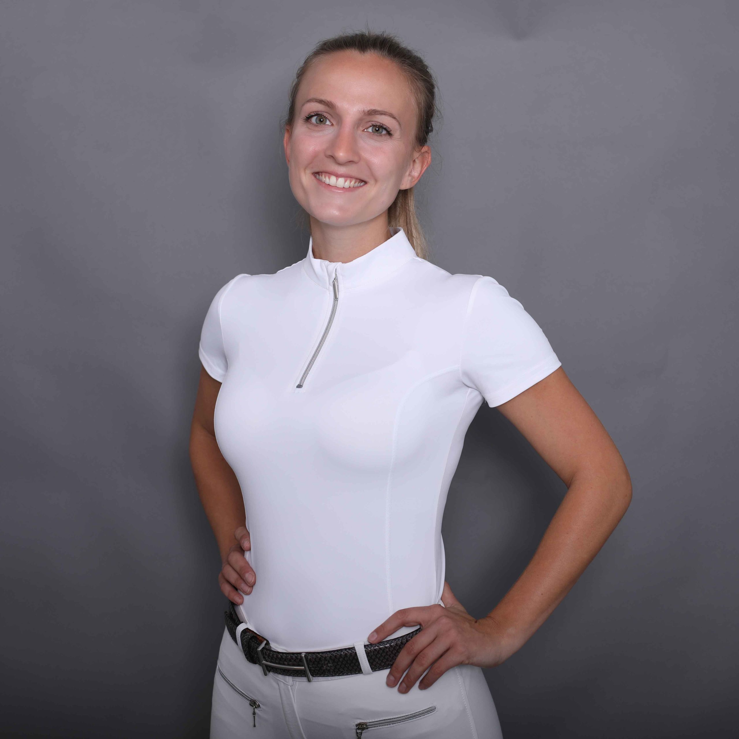 Women's functional shirt Cadtown Zip short sleeve