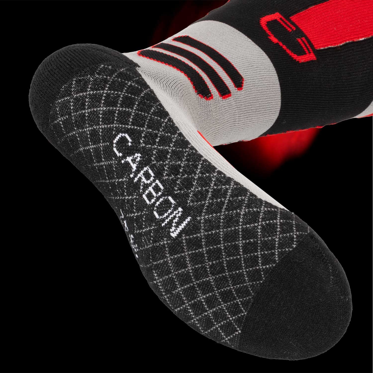 Socken aus atmungsaktivem technischem Material