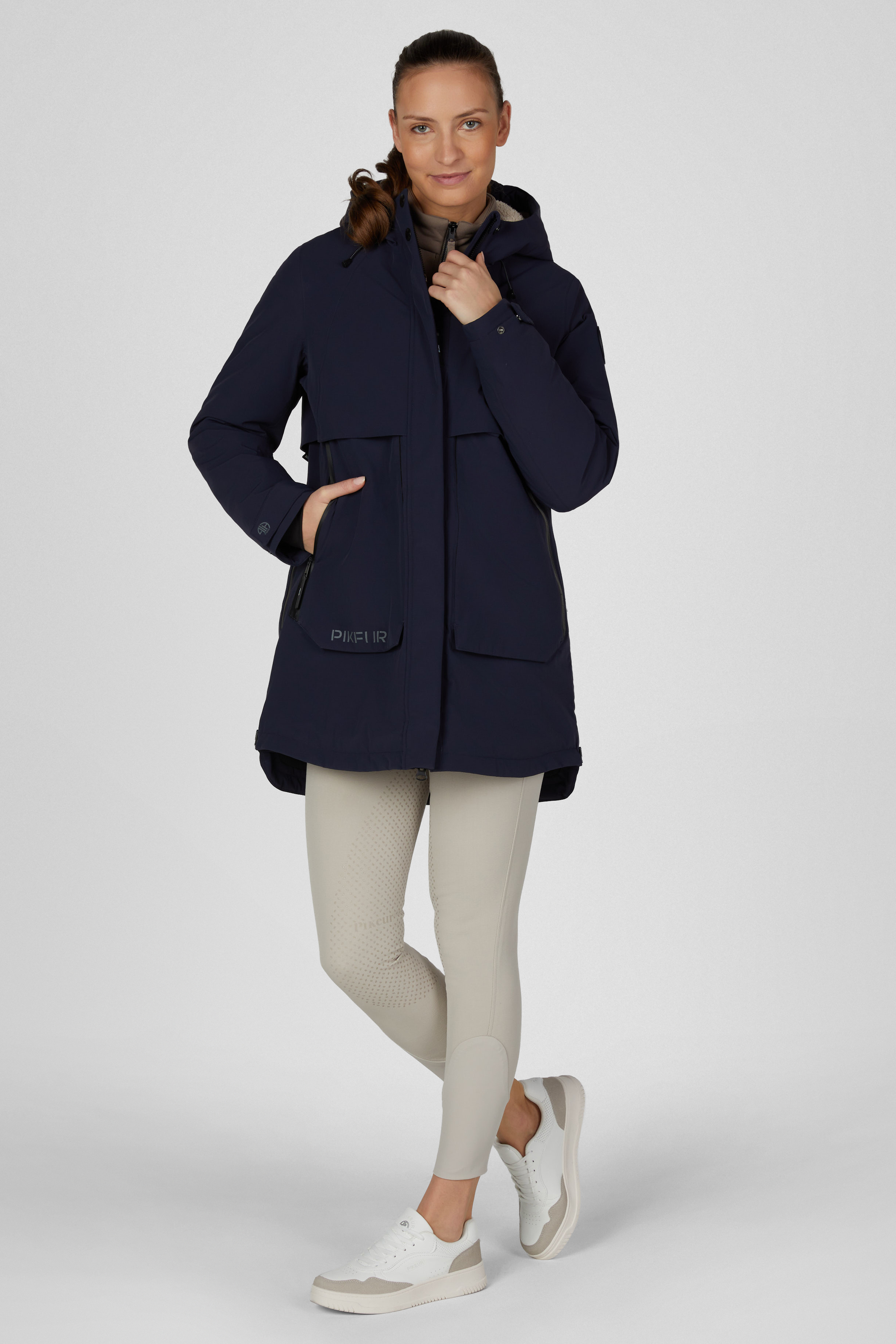 Parka mit Kapuze Waterproof in nightblue