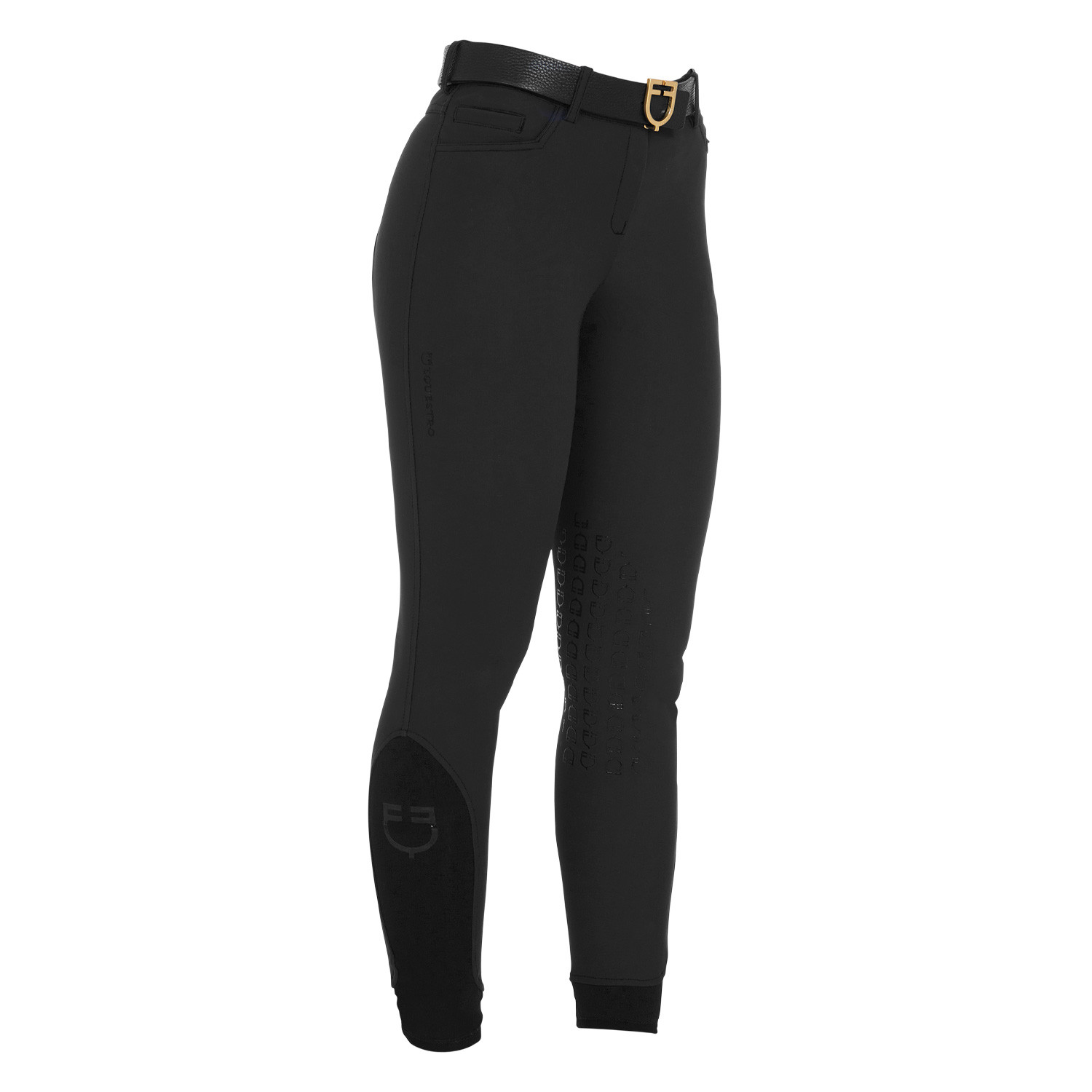 Schmale Damen-Grip-Reithose mit Logo