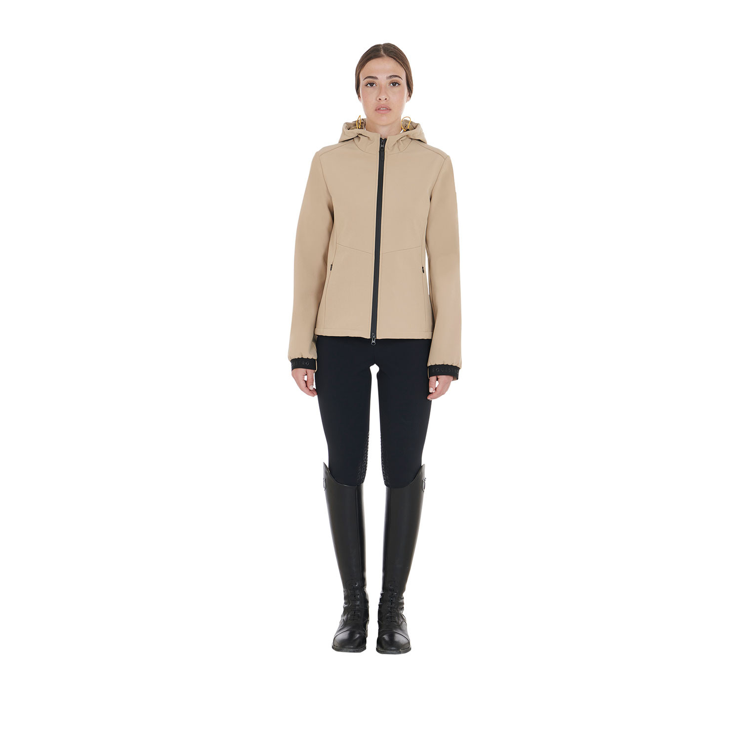 Taillierte Softshell-Jacke mit verdeckten Taschen