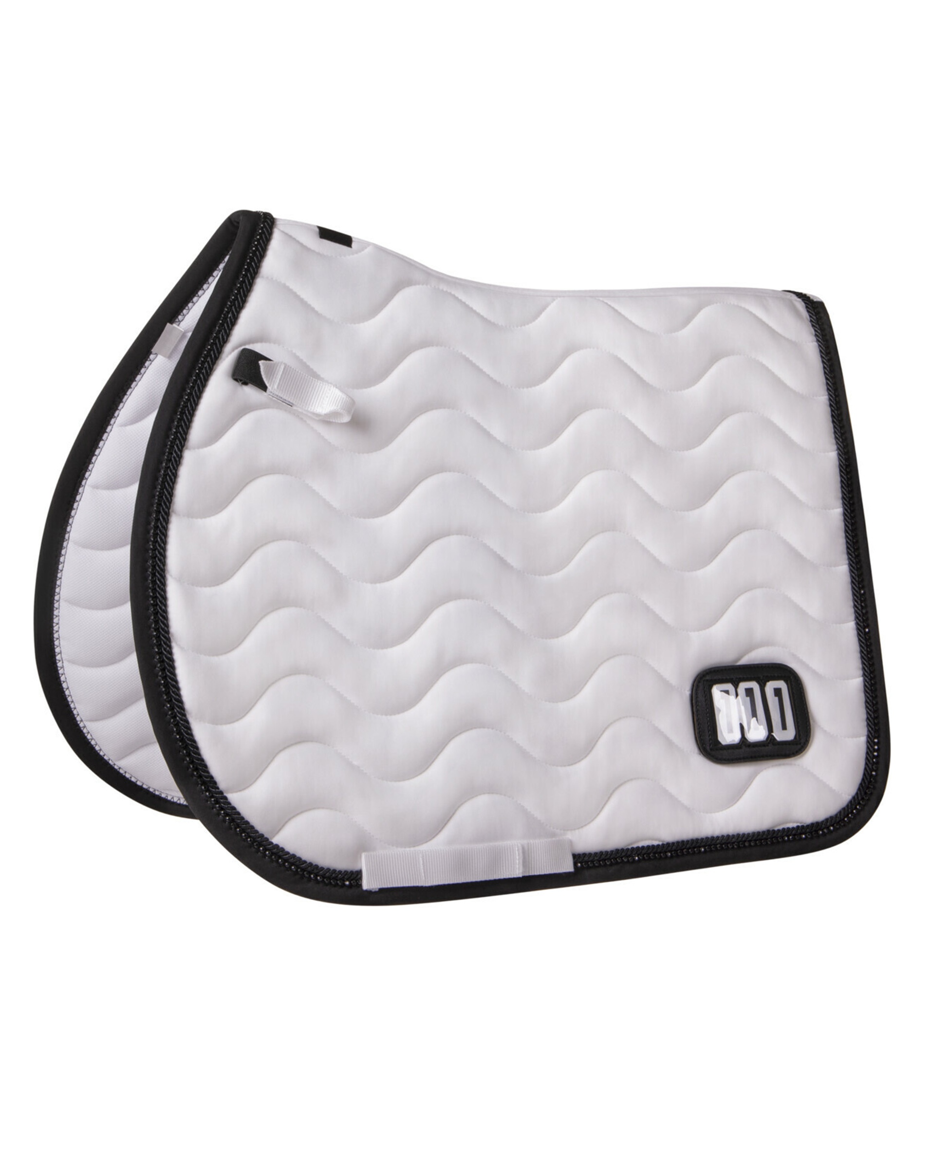 Saddle pad with start numbers