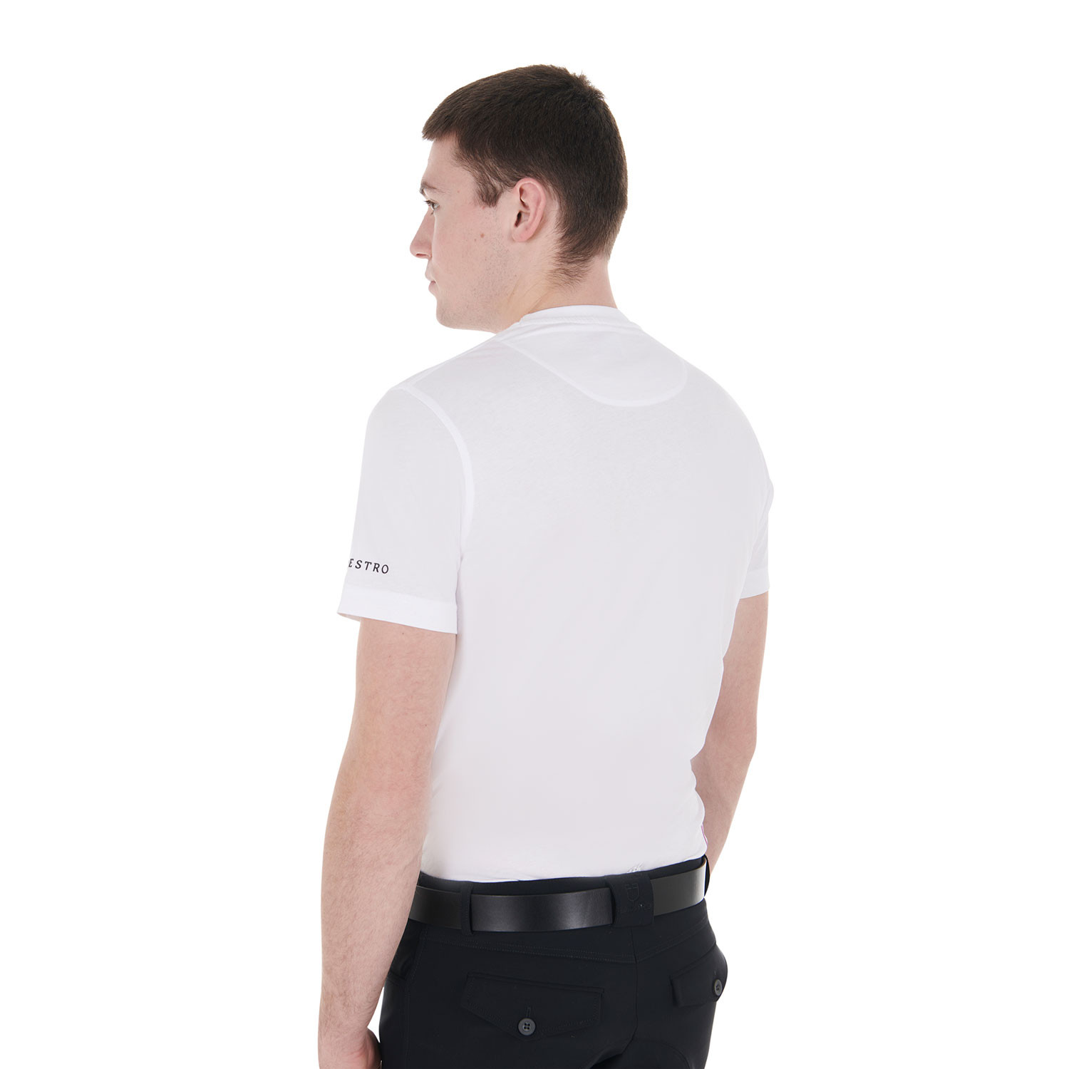 Slim-Fit-T-Shirt Ride It Live It mit Logo für Herren
