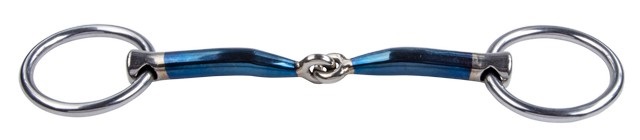 Sweet Iron Bradoon water snaffle, single broken, 16 mm