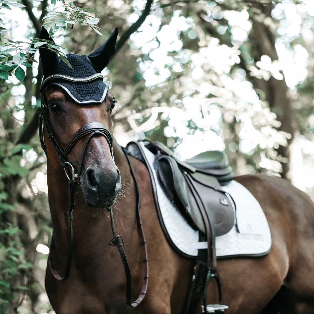 Schabracke Leder Fishbone Jumping