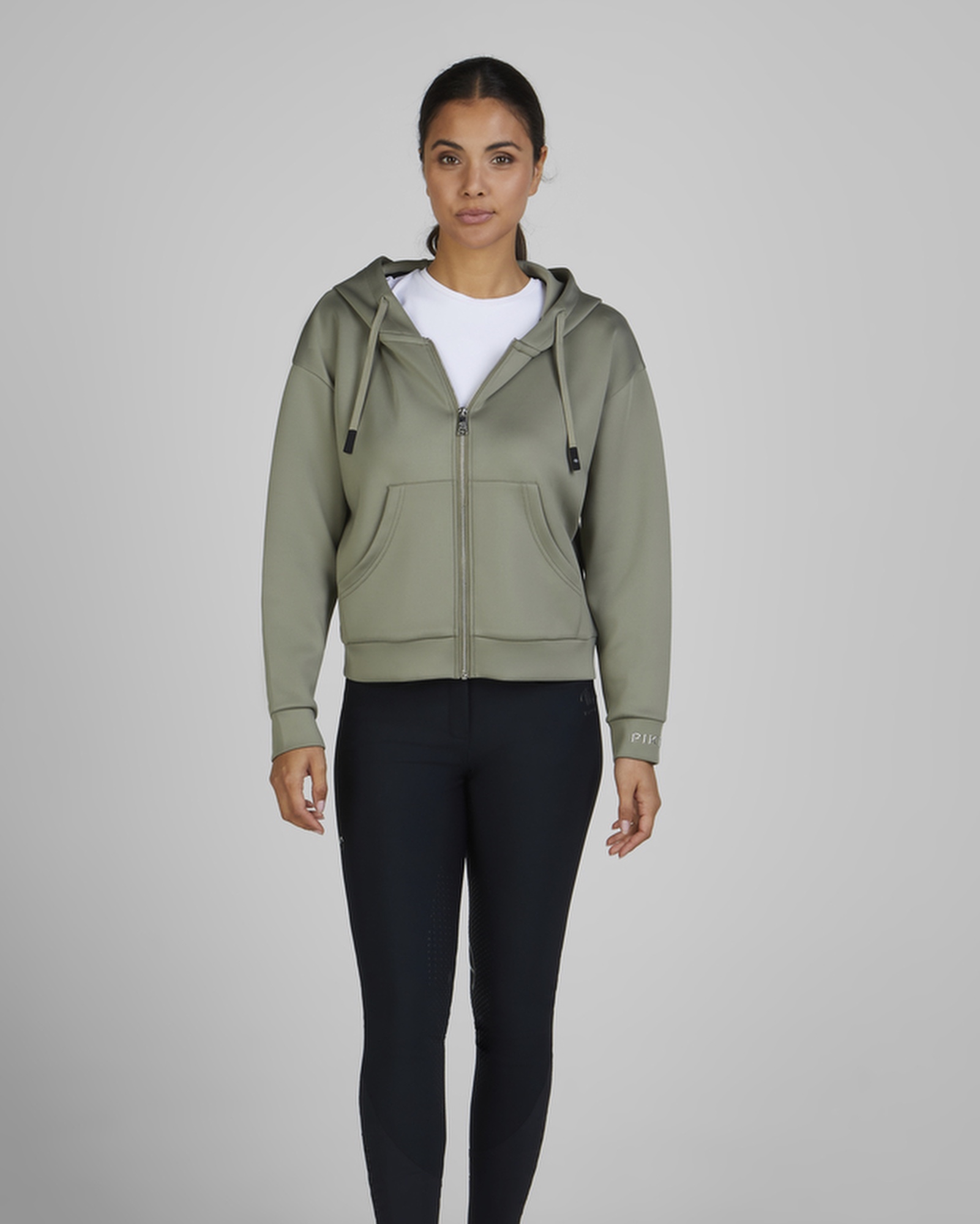 Sweatshirt jacket ladies athleisure 