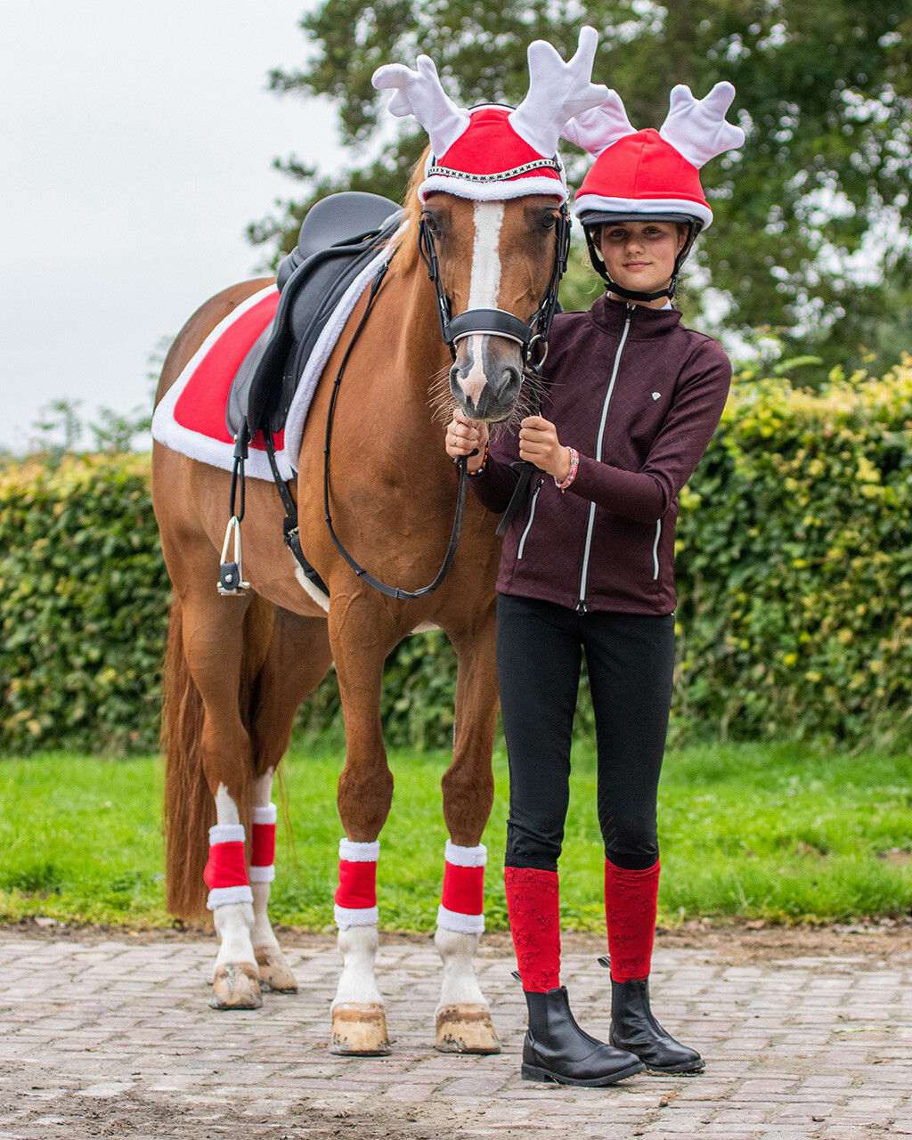 Saddle pad Christmas