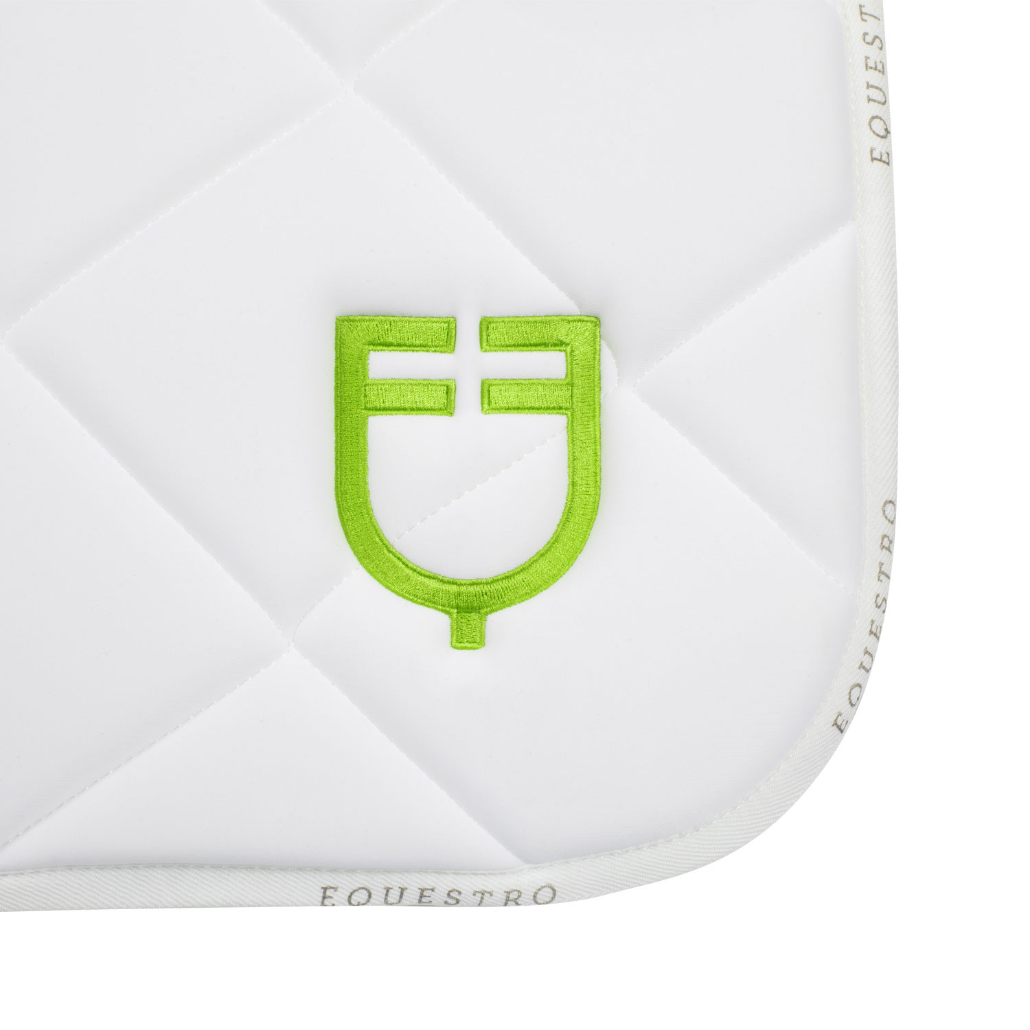 Springschabracke mit mehrfarbigem Logo