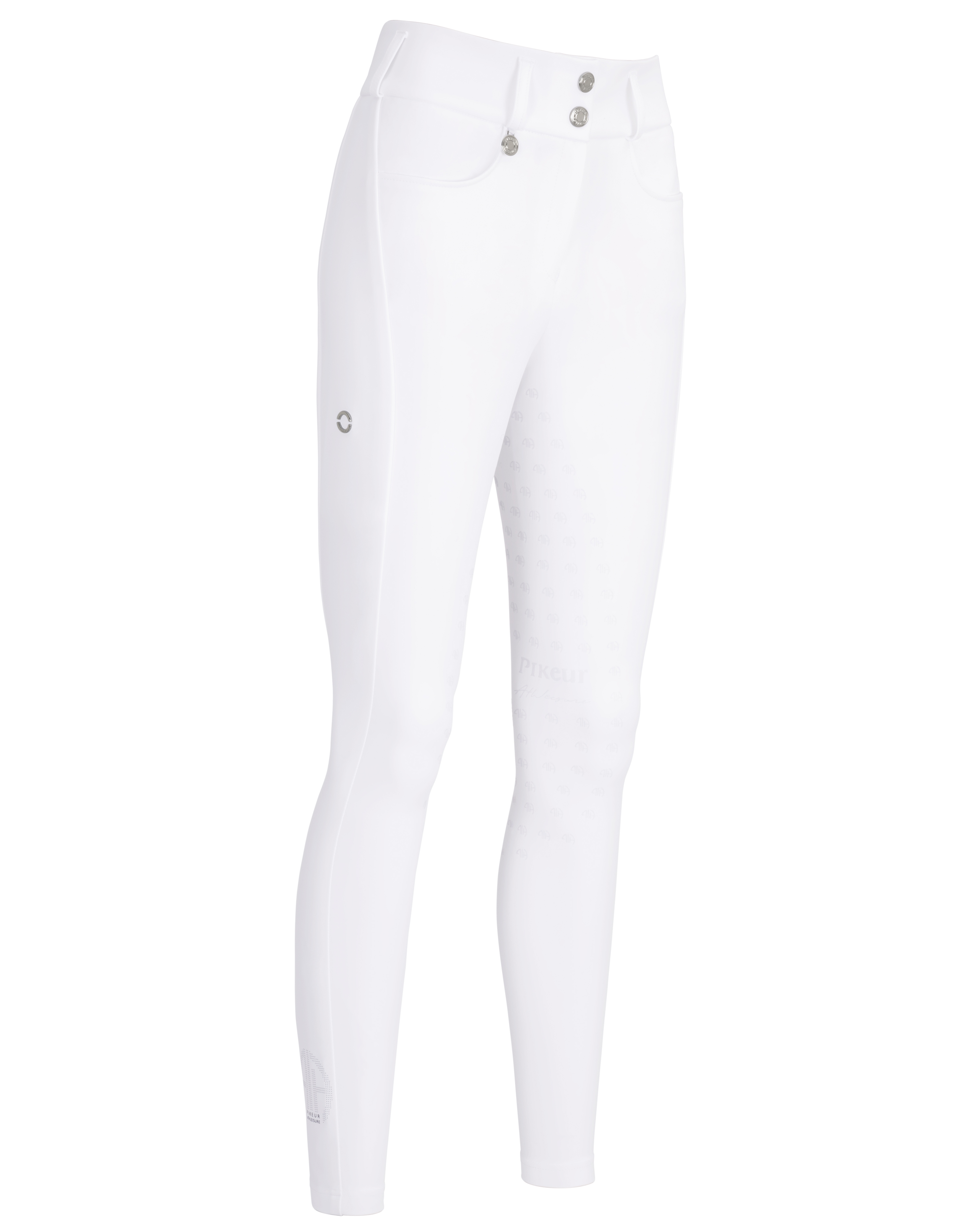 Ladies riding breeches Amia full grip in white