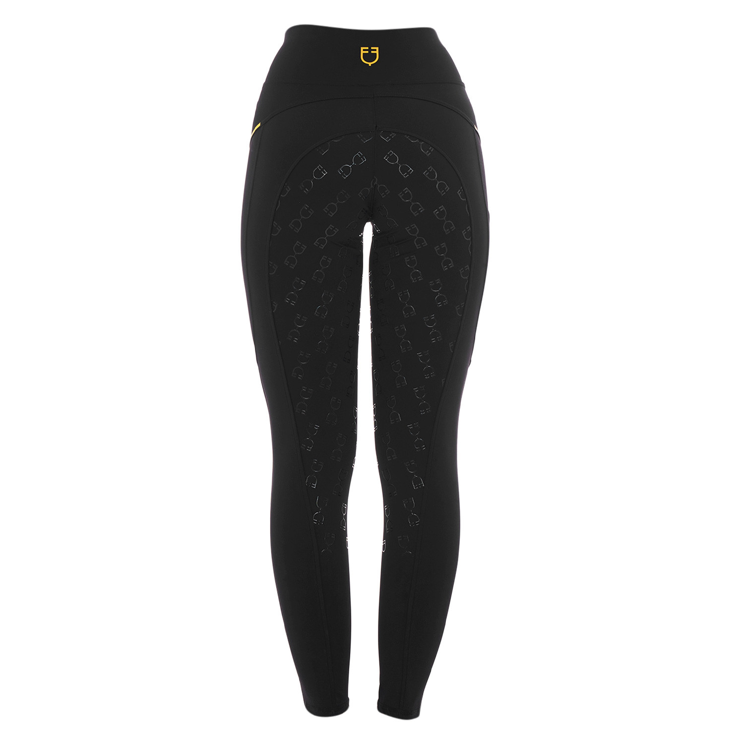Schmale Damen-Leggings mit Micro-Mesh-Einsätzen