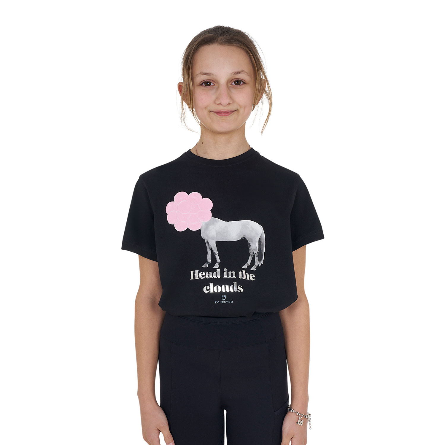 Head In The Clouds Baumwoll-T-Shirt für Mädchen