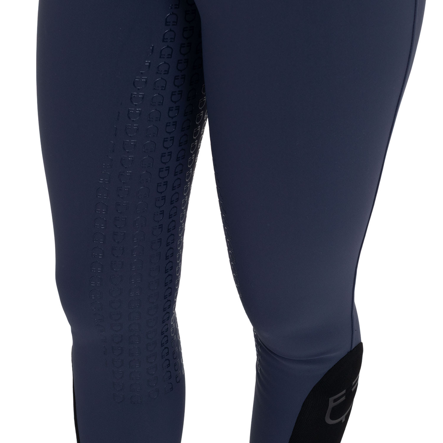 Pantalon d'équitation femme taille haute à fond intégral en tissu bi-stretch
