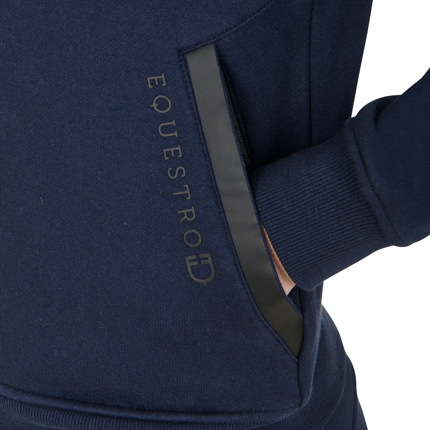 Hoodie Institutional für Damen mit Frontreißverschluss