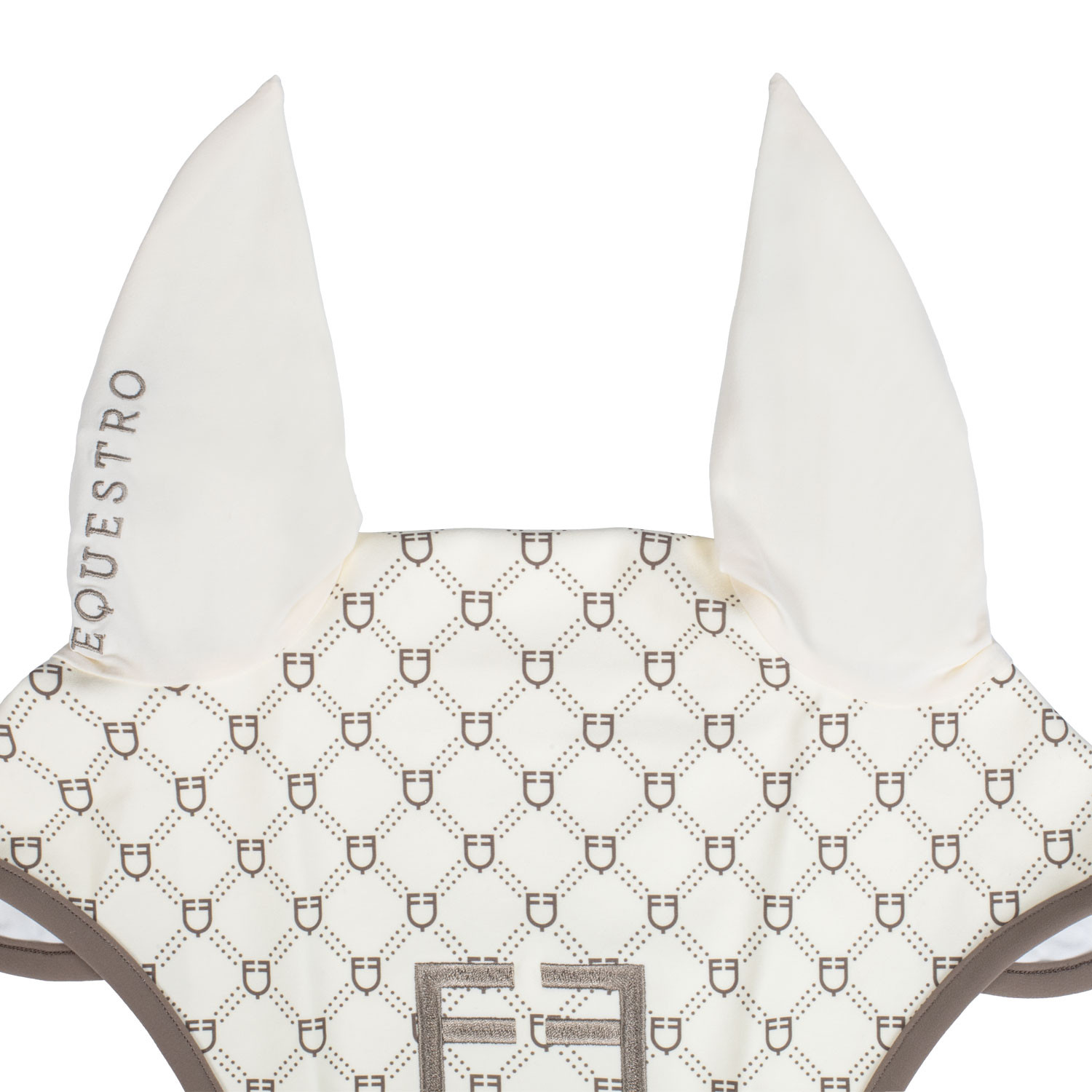 Fliegenhaube mit Monogramm-Print