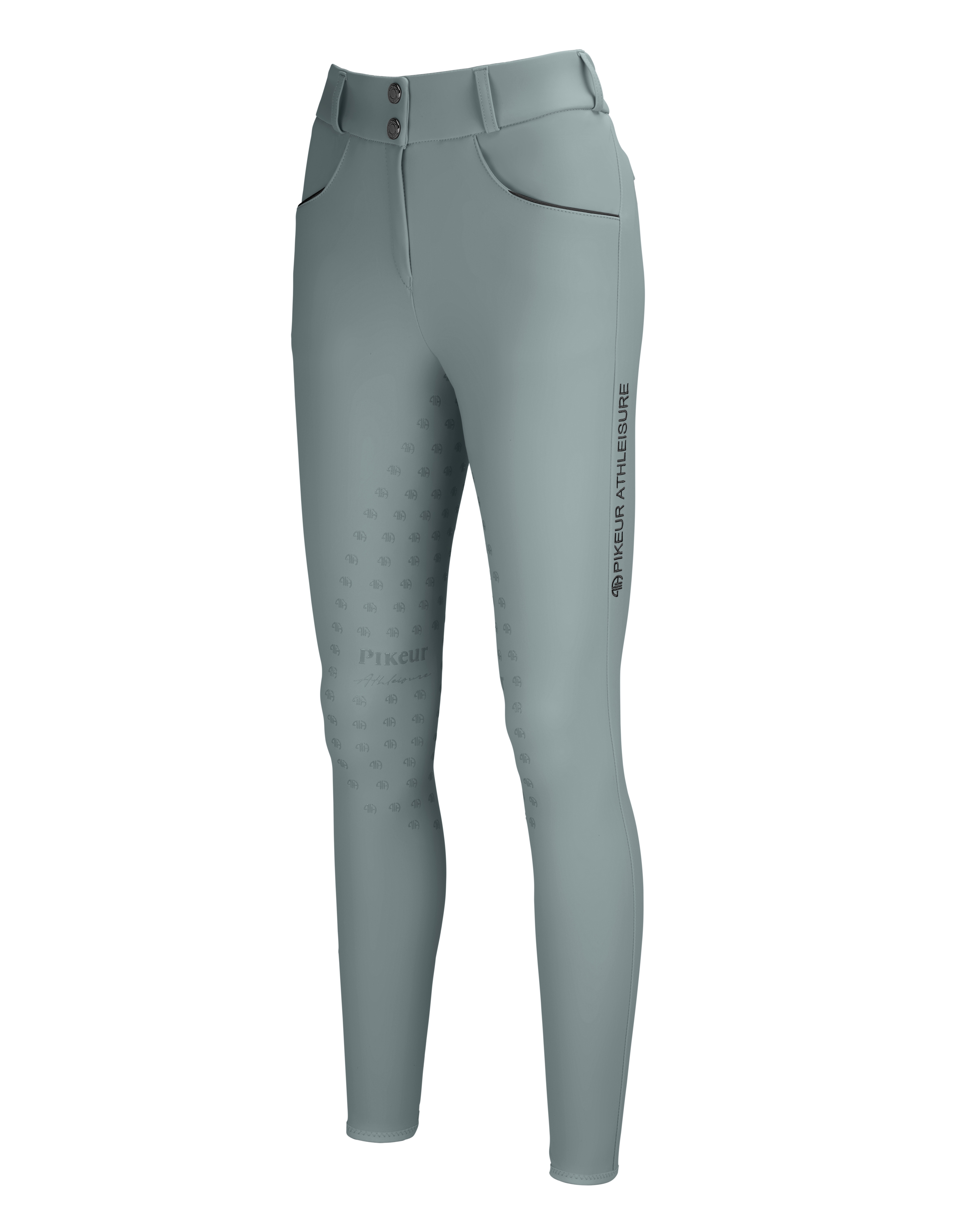 Riding breeches ladies athleisure mid-waist with full grip