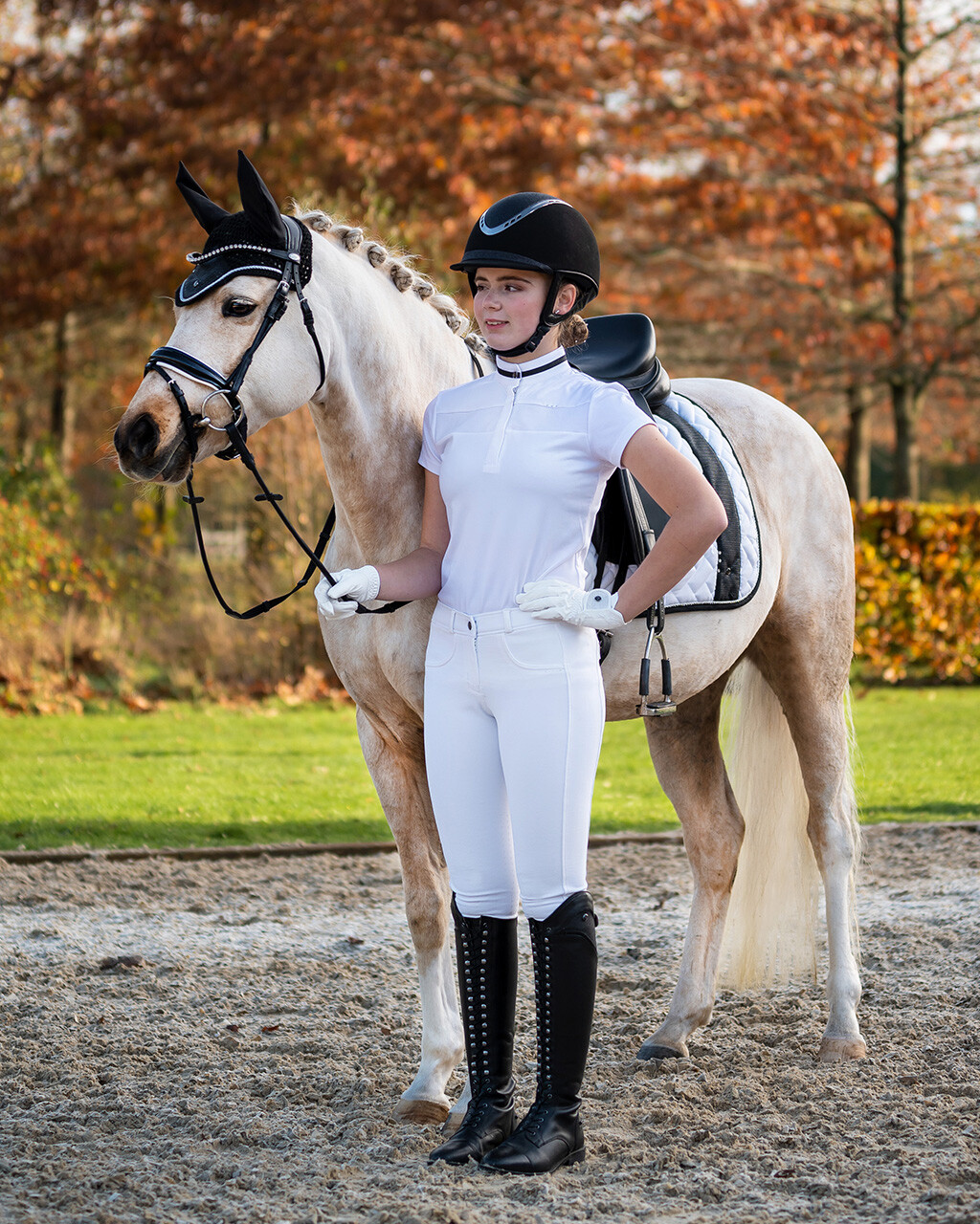 Riding breeches Kae Junior half seat