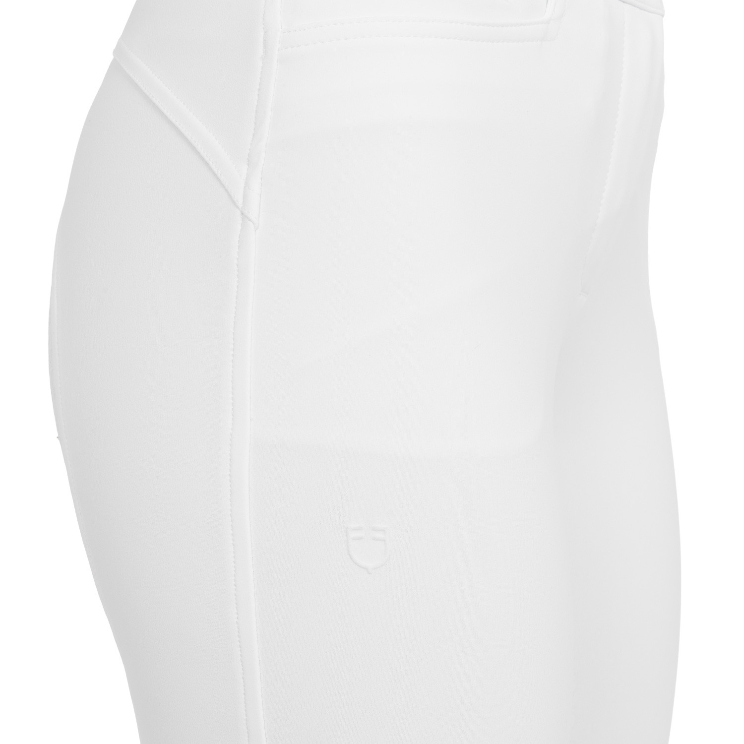 Pantalon d'équitation femme taille haute à fond intégral en tissu bi-stretch