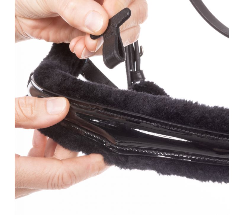 Lack-Trense "Ivella" eng.-komb.-Kunstfell