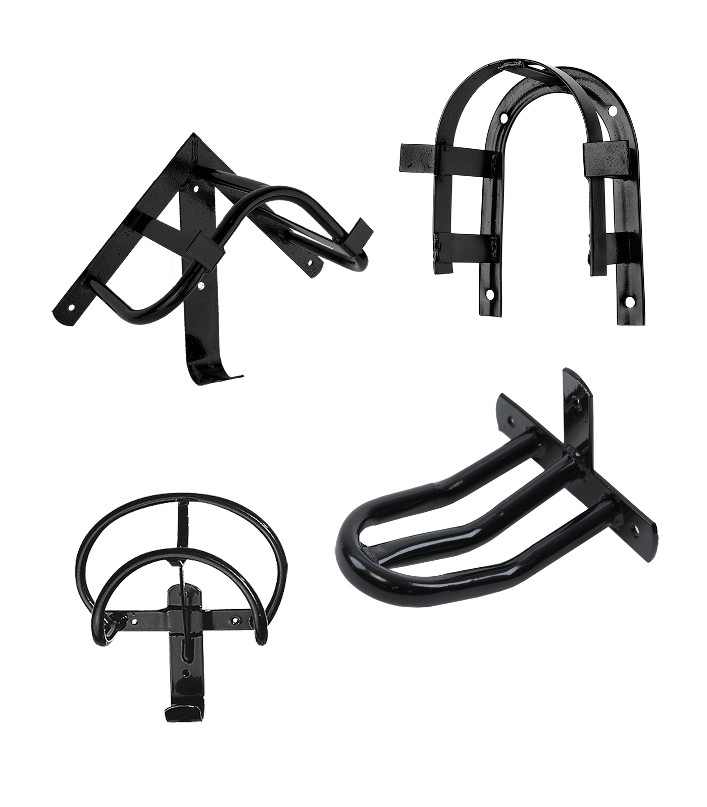 Harness Holders Set, 4 pcs., black