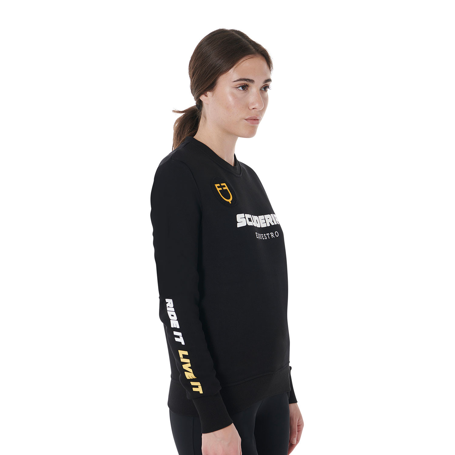 Scuderia Damen-Rundhalssweatshirt