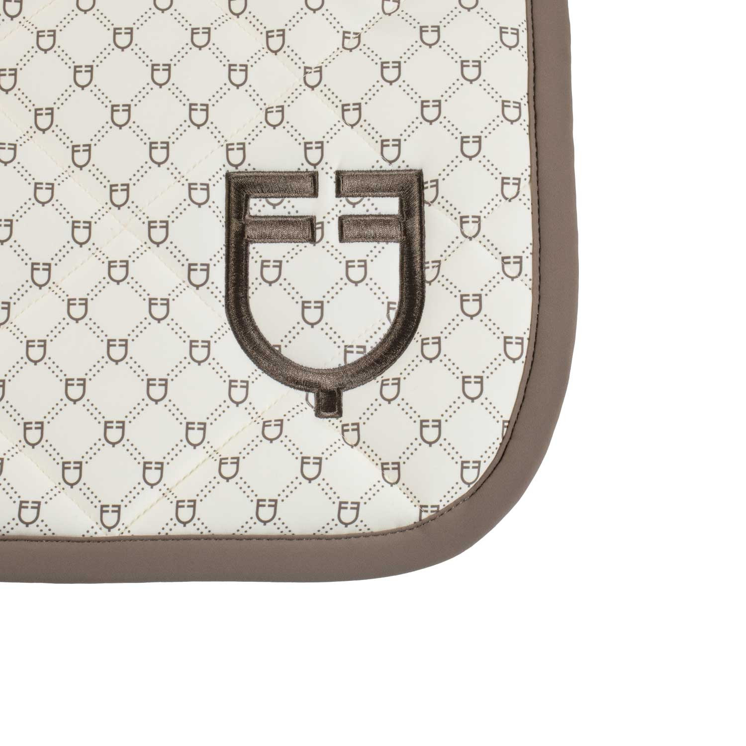 Springschabracke mit Monogramm-Print