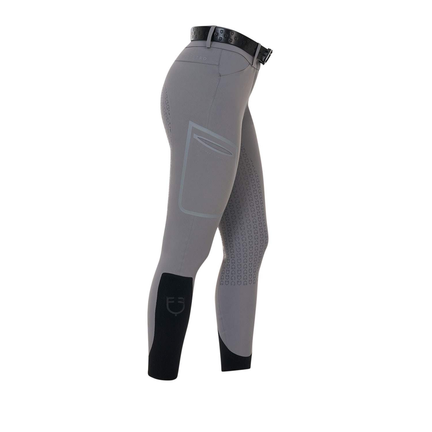 Damen-Reithose mit hohem Bund und Vollbesatz