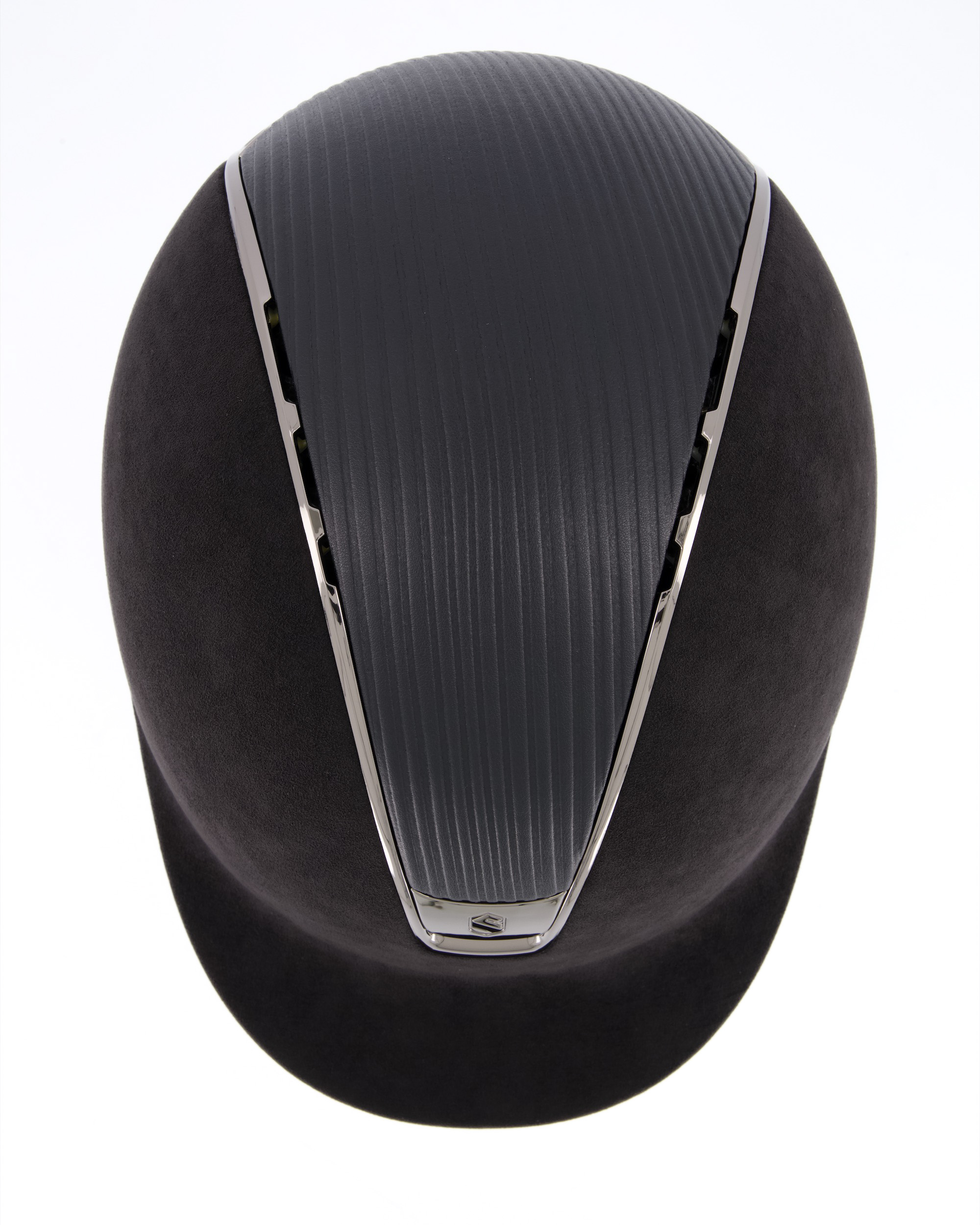 Reithelm 2.0 Premium Alcantara, Top Leather Black Chrome Black in schwarz