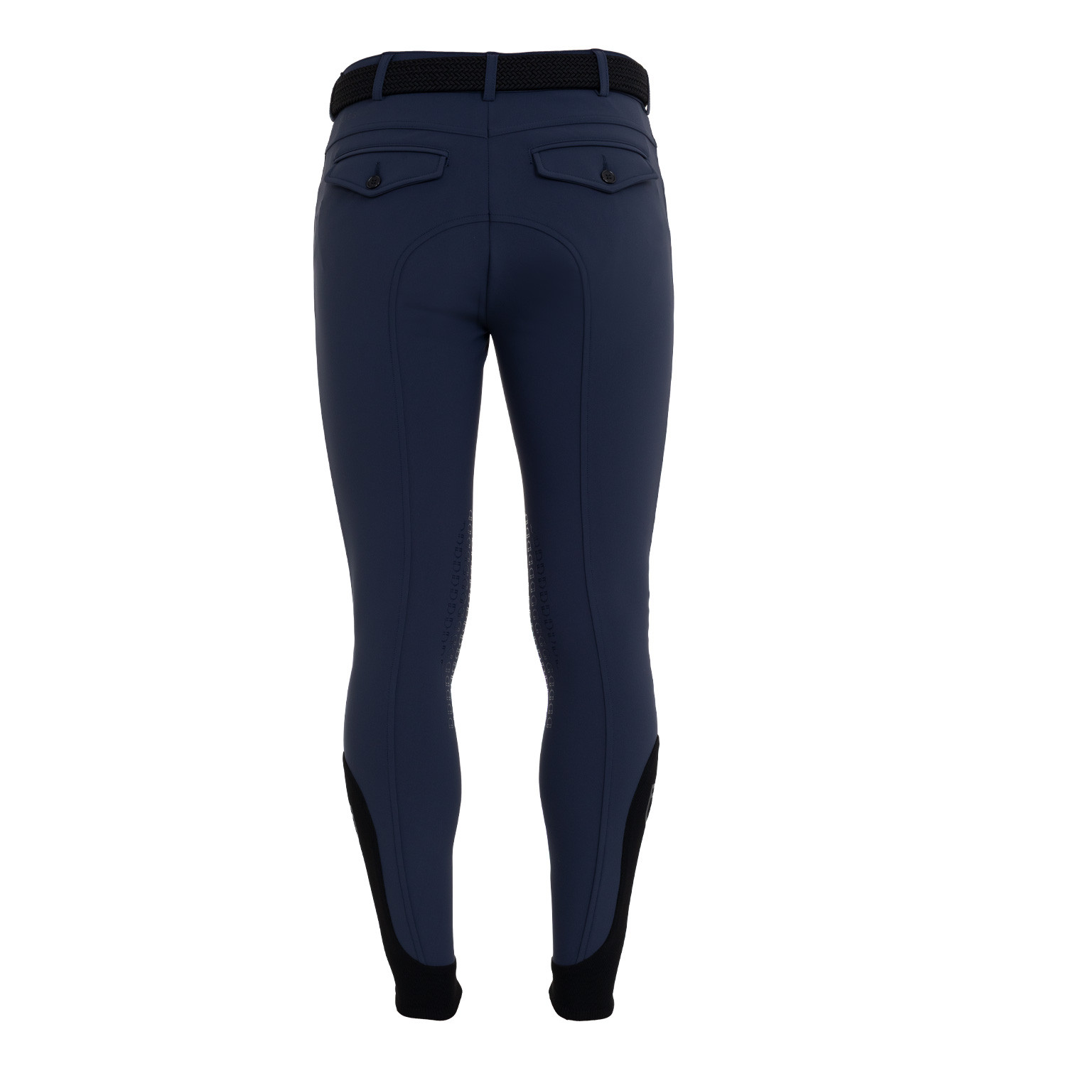 Heren rijbroek slim fit met kniegrip