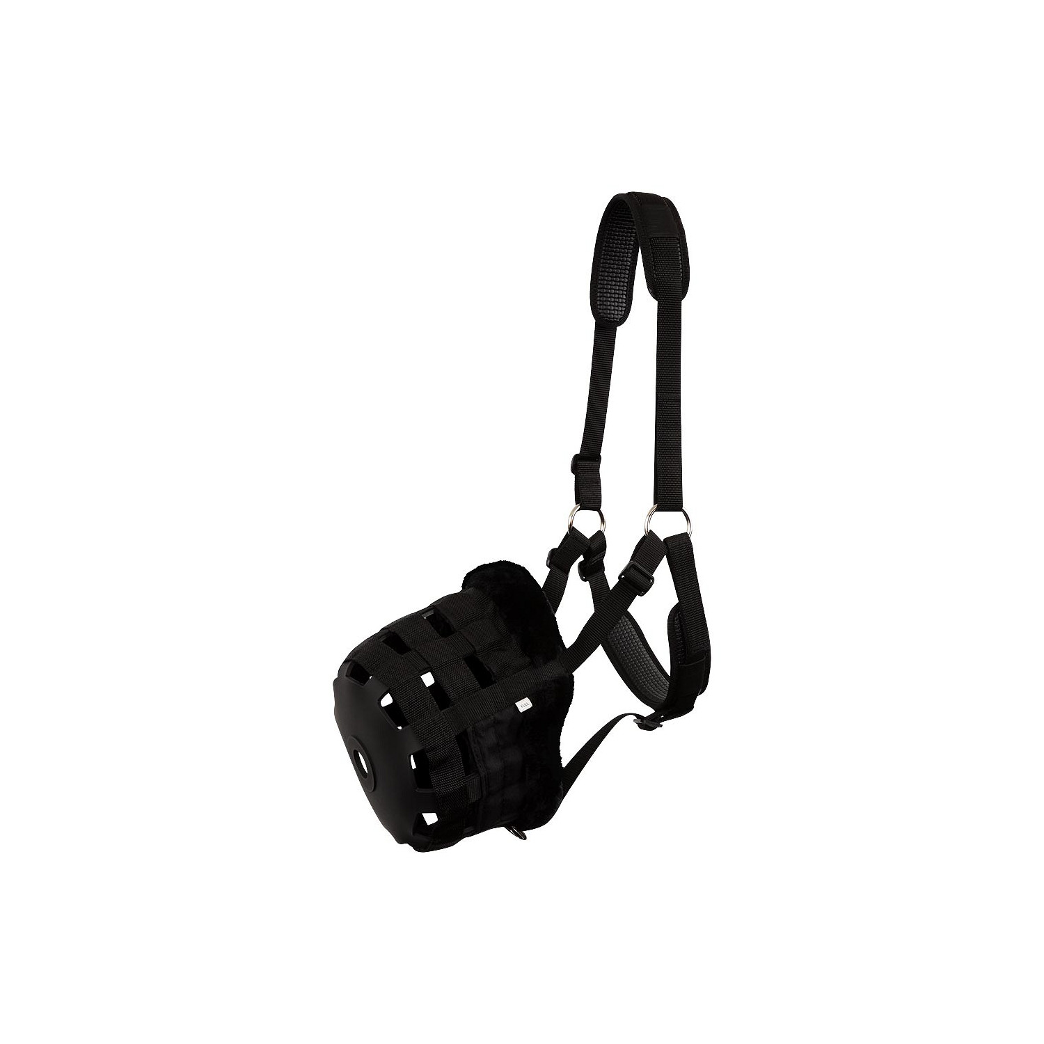 Weidemaske Artificial Fur in schwarz