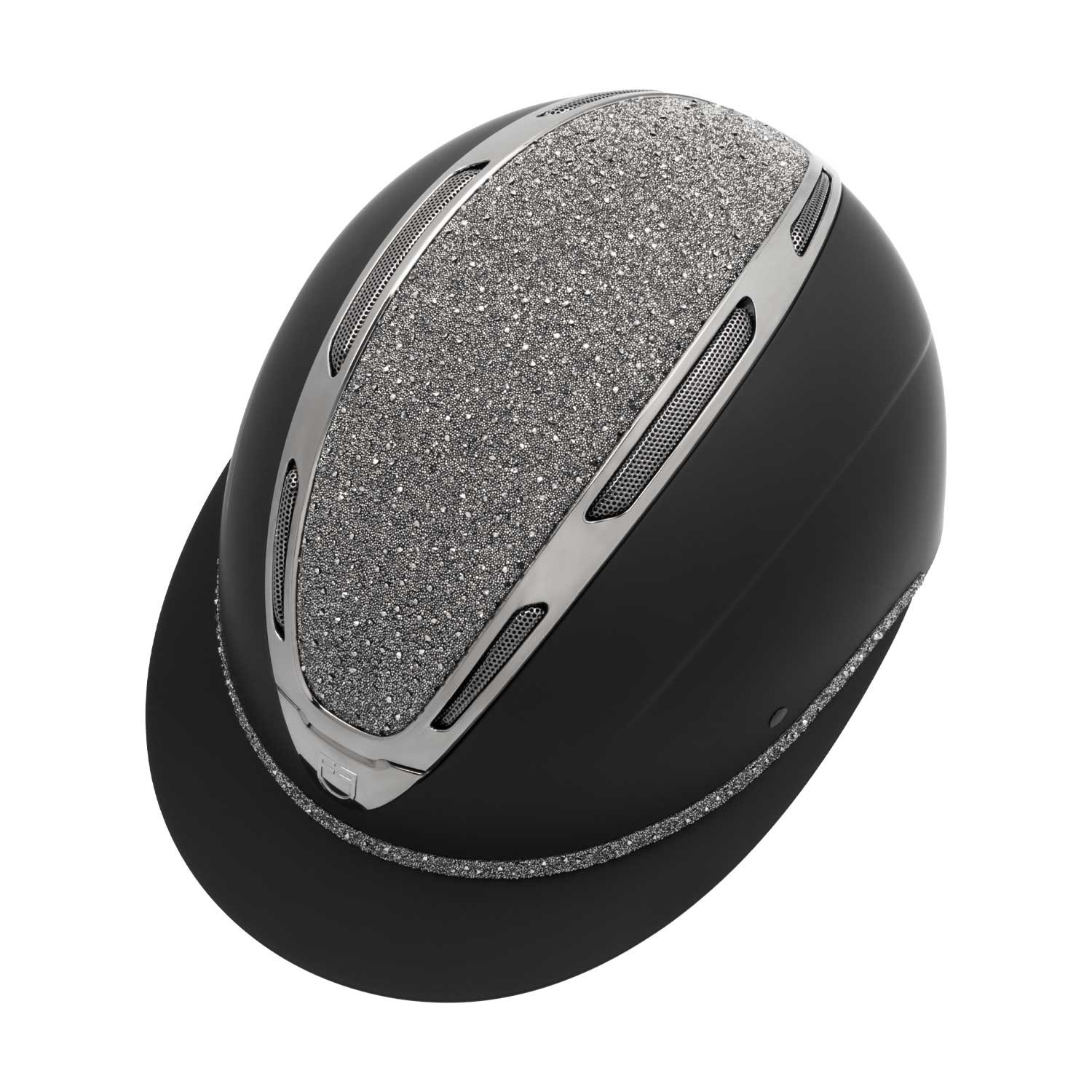 Reithelm Apocalypse Damen matte Schale mit Strass Norm EN 1384-2023