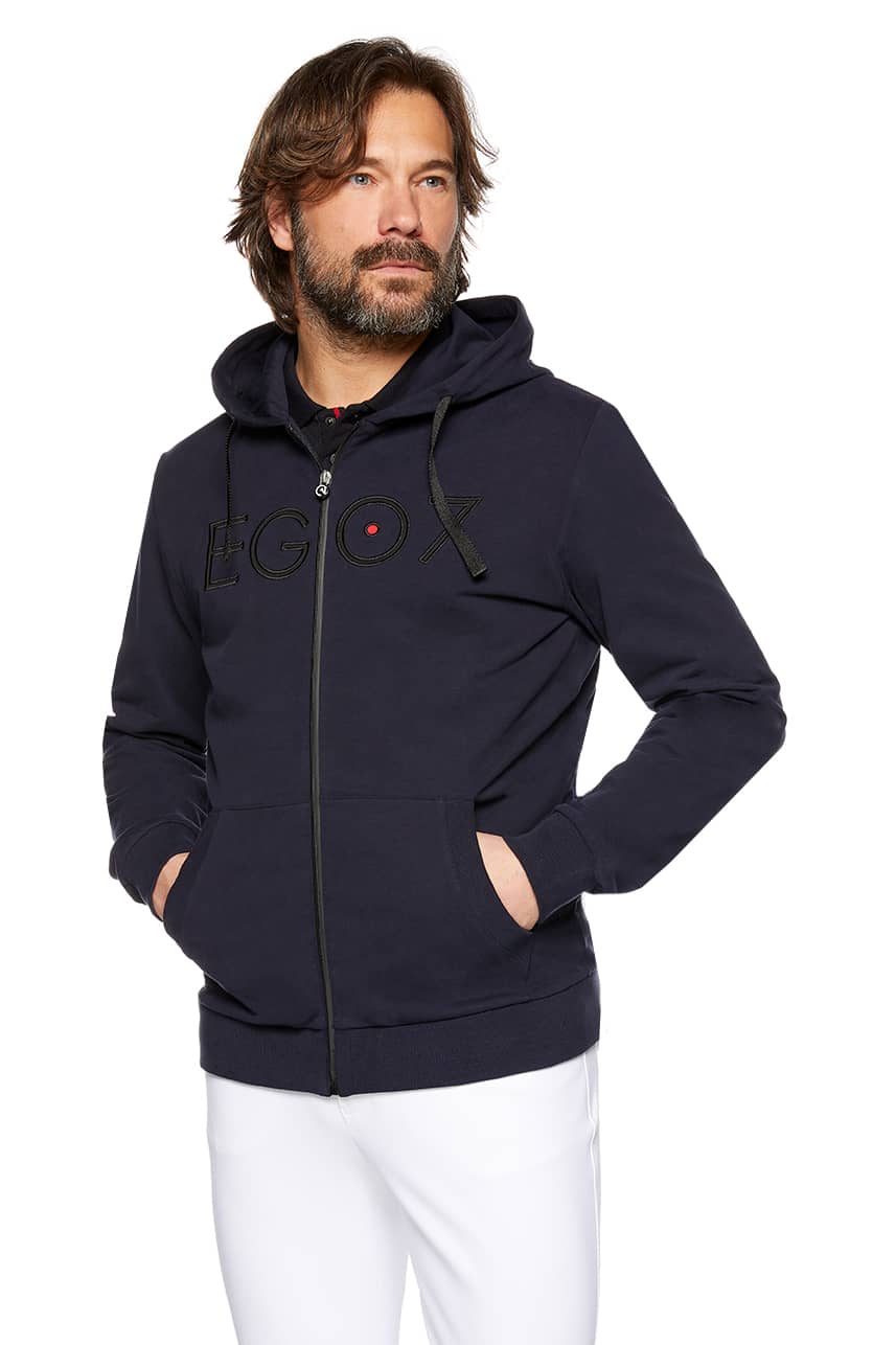 Sweater Herren After Riding in navy/schwarz