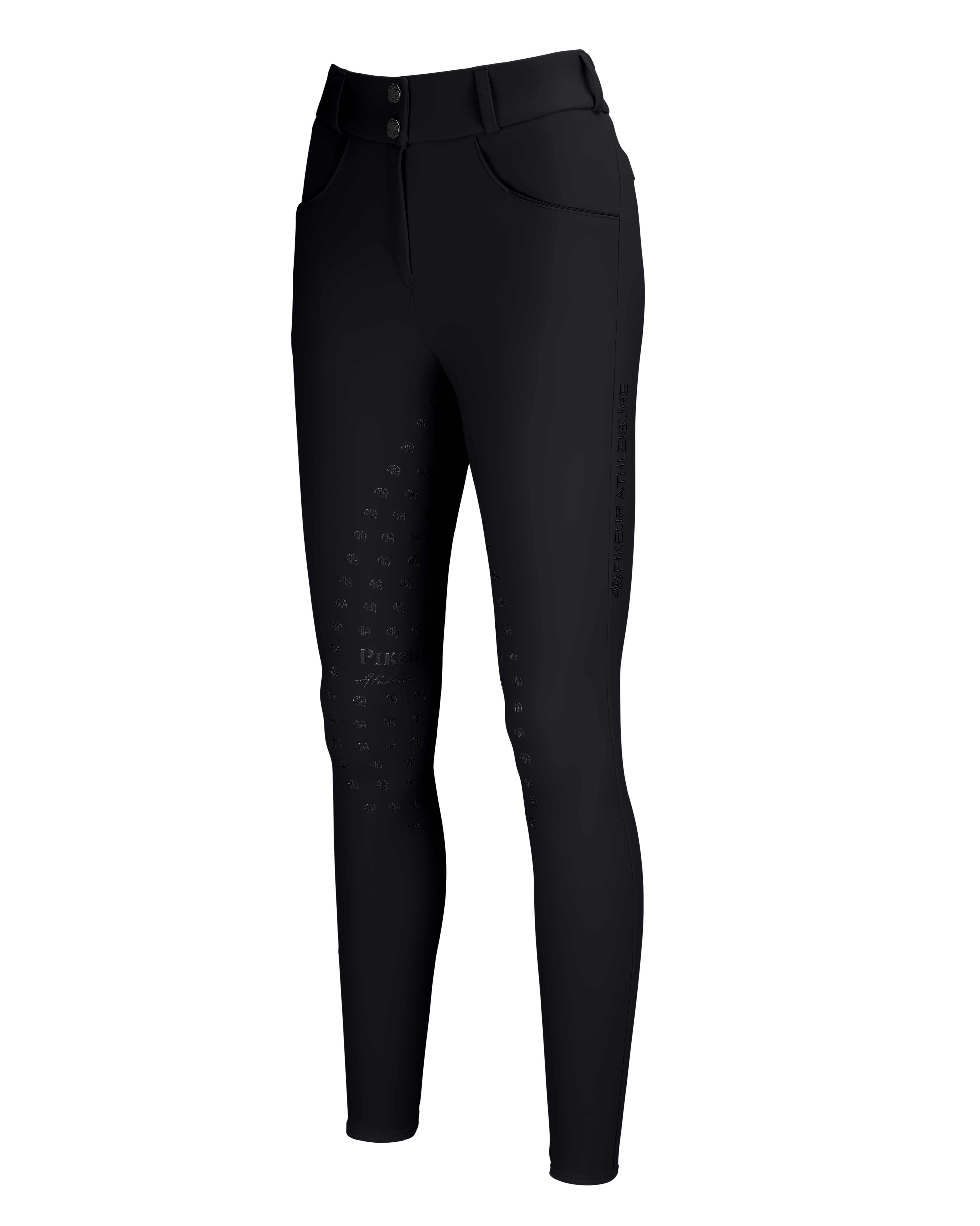 Riding breeches ladies athleisure mid-waist with full grip
