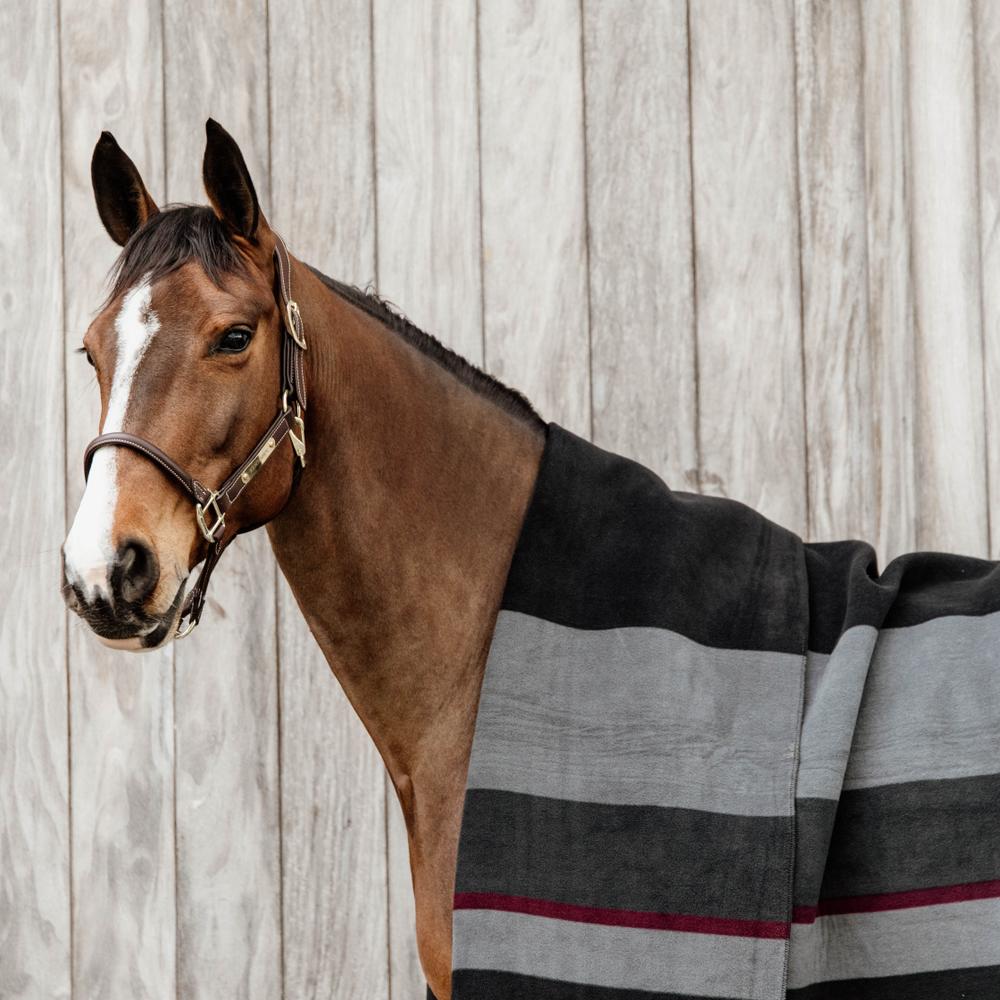 Square Stripes Heavy fleece blanket