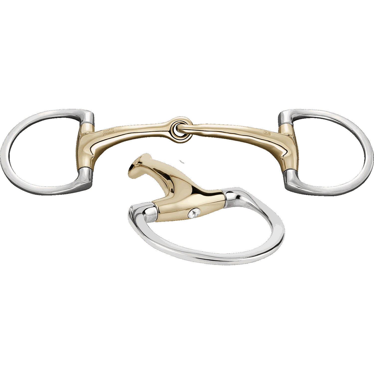 Dynamic RS Olivenkopfgebiss mit D-förmigem Ring 16 mm einfach gebrochen - Sensogan Dynamic RS Olivenkopfgebiss mit D-förmigem Ring 16 mm einfach gebrochen - Sensogan