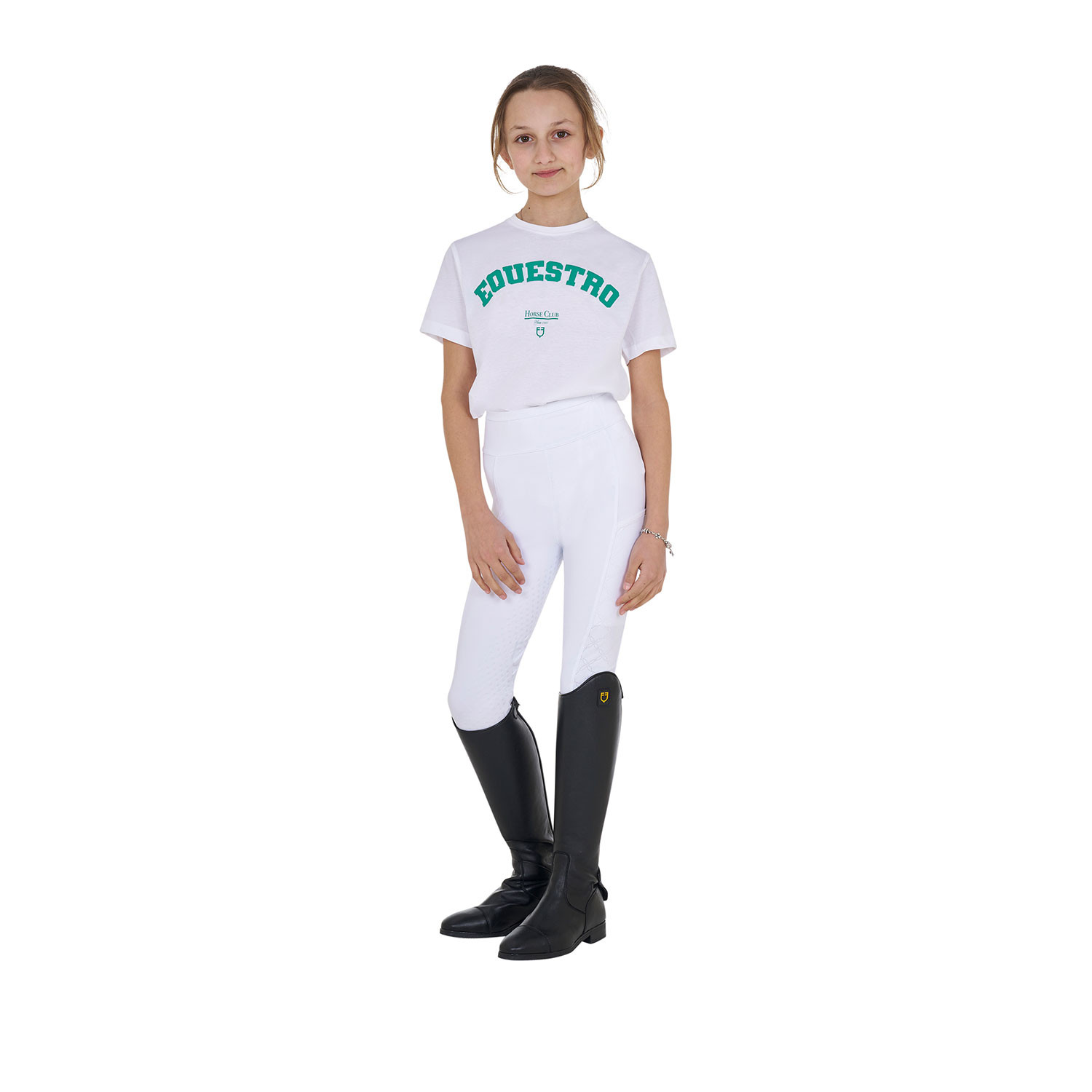 Mädchen-Baumwoll-T-Shirt Horse Club