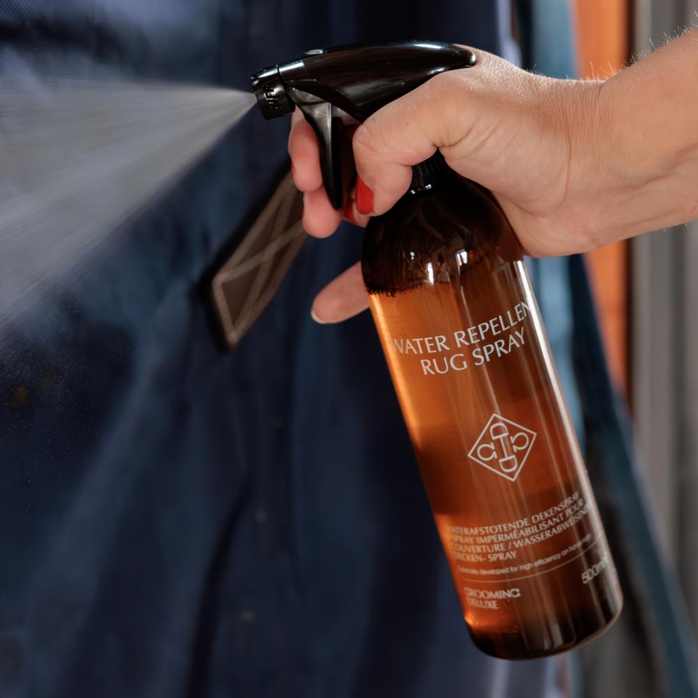 Water-repellent rug spray