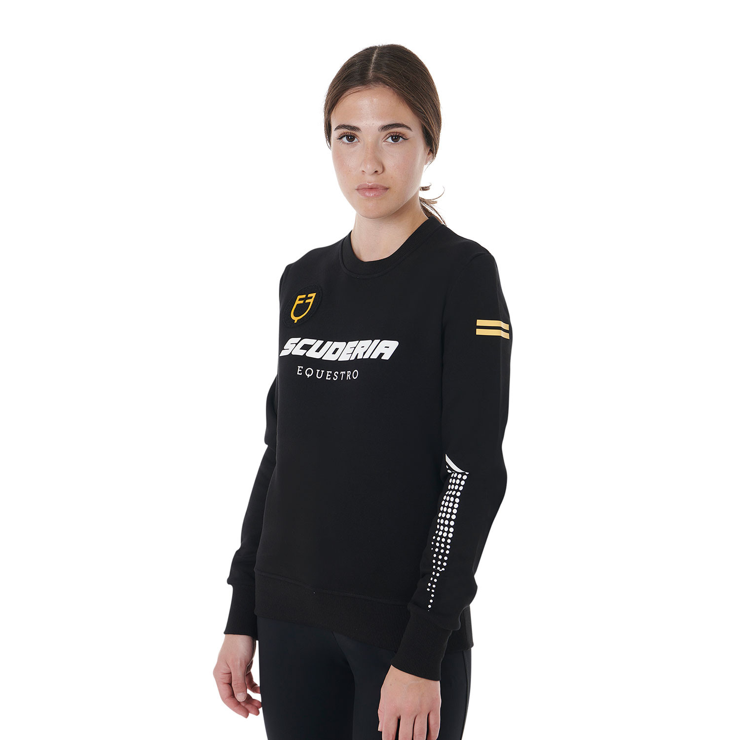 Scuderia Damen-Rundhalssweatshirt