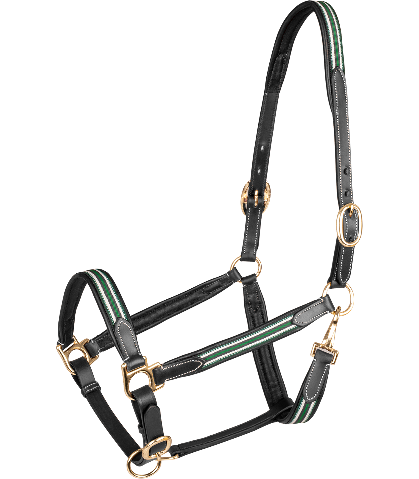 X-Line Lederhalfter Oxford in schwarz