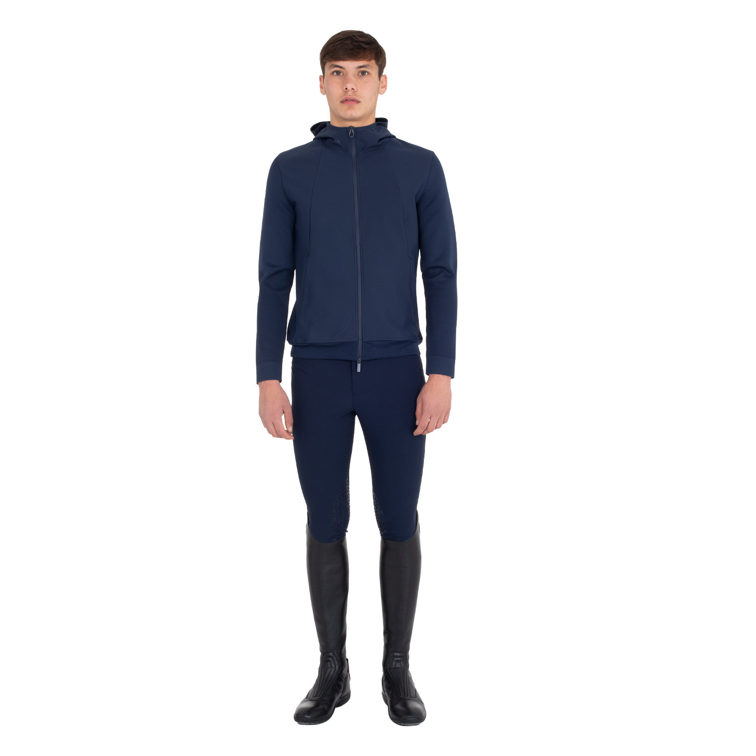 Technisches Kapuzensweatshirt für Herren mit Micro-Mesh-Einsätzen
