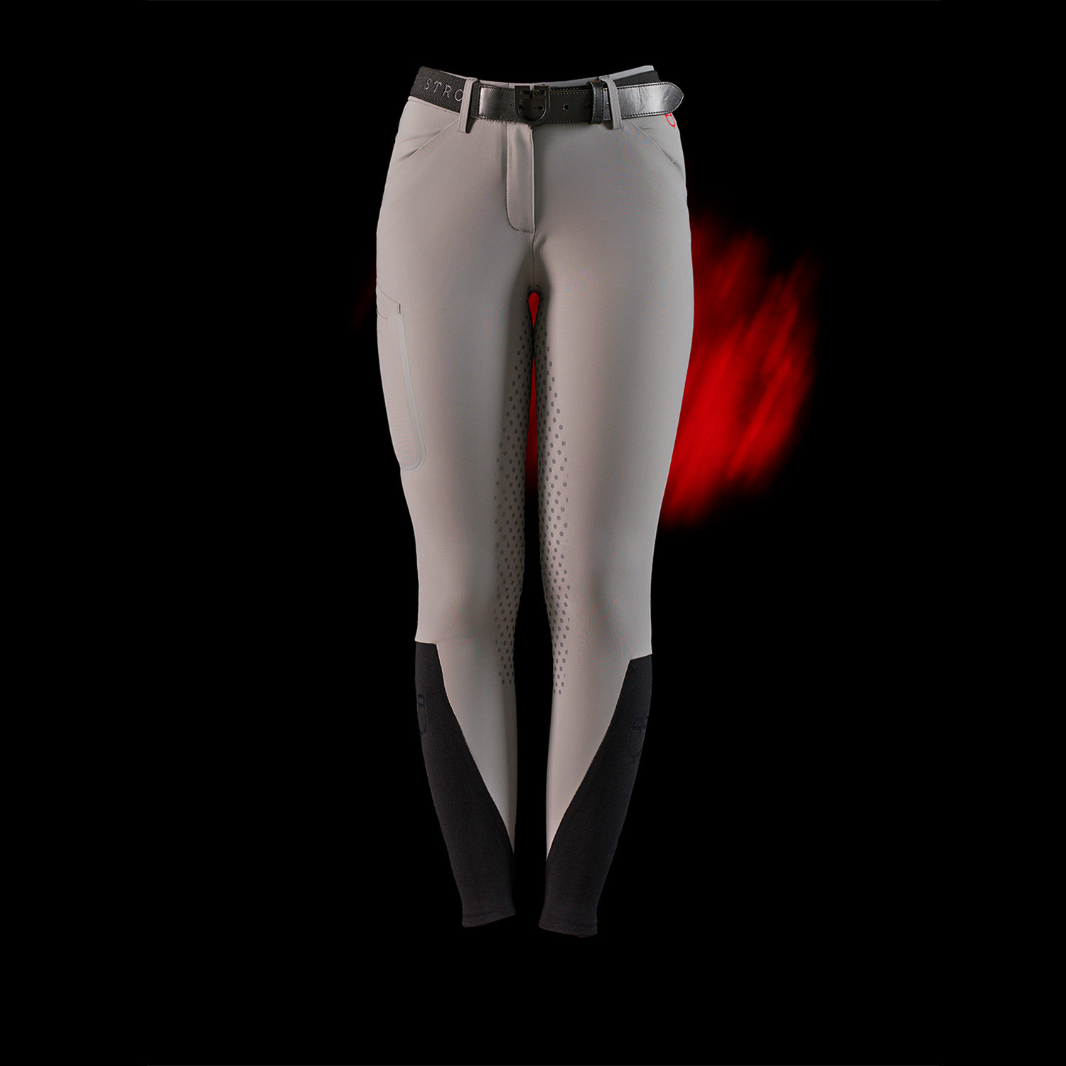 Schmale Damen-Reithose mit Vollbesatz